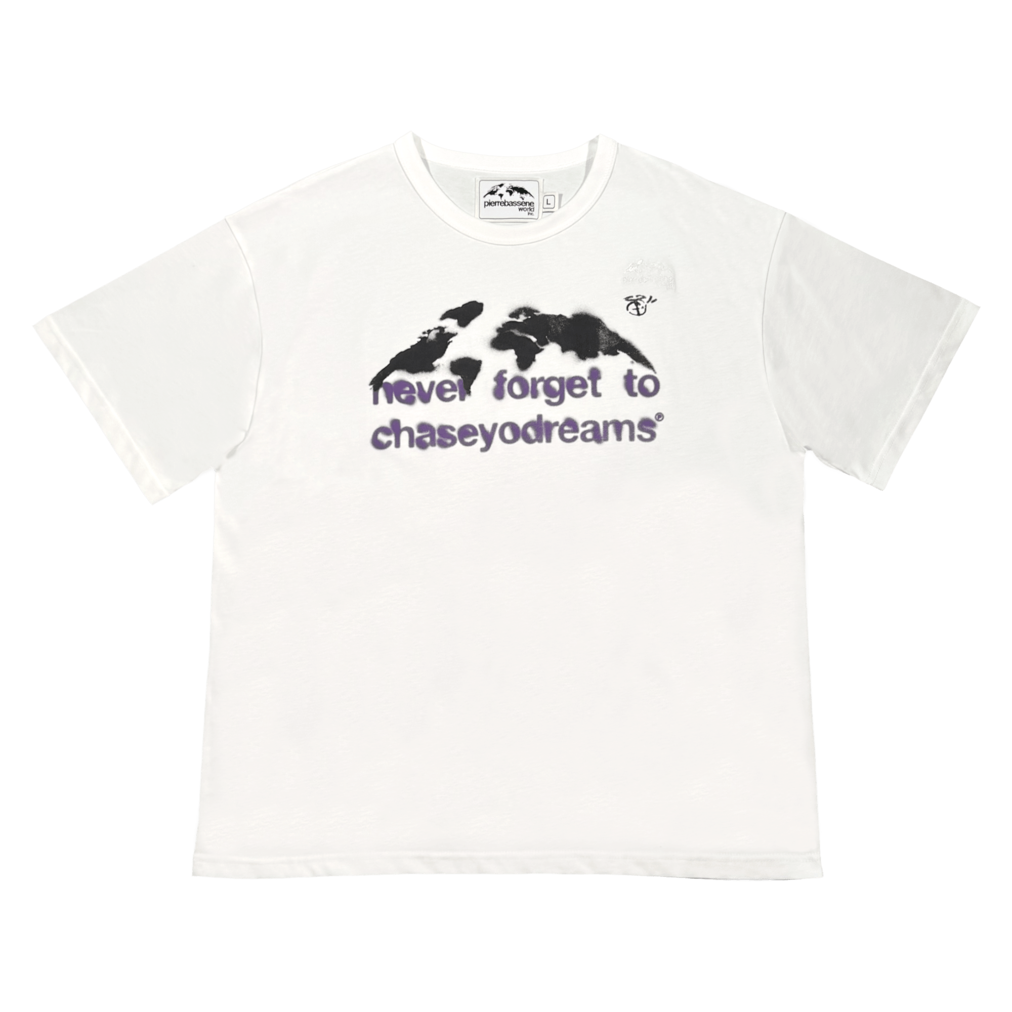 Pierre Bassene Never Forget T-Shirt Weiß - CPIEB6885 - Coziness