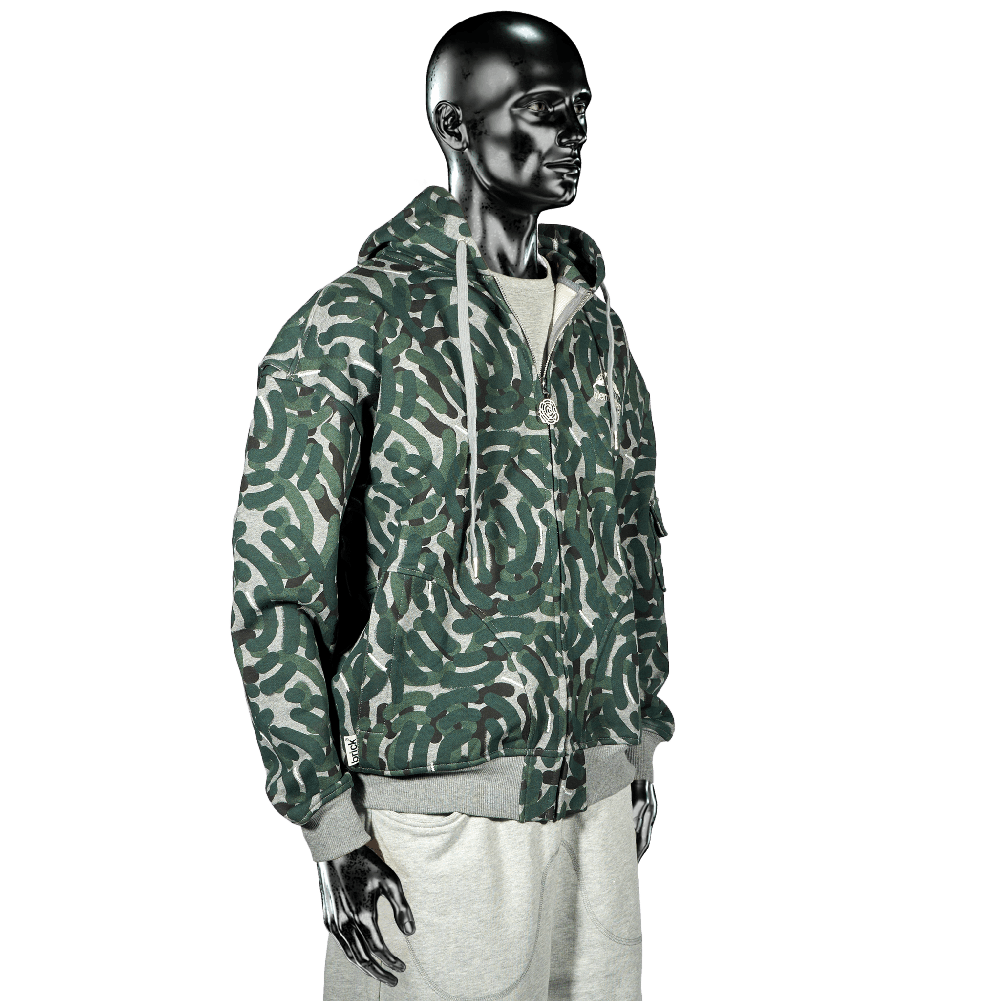 Pierre Bassene Signature Zip Concrete Camo - CPIEB6858 - Coziness