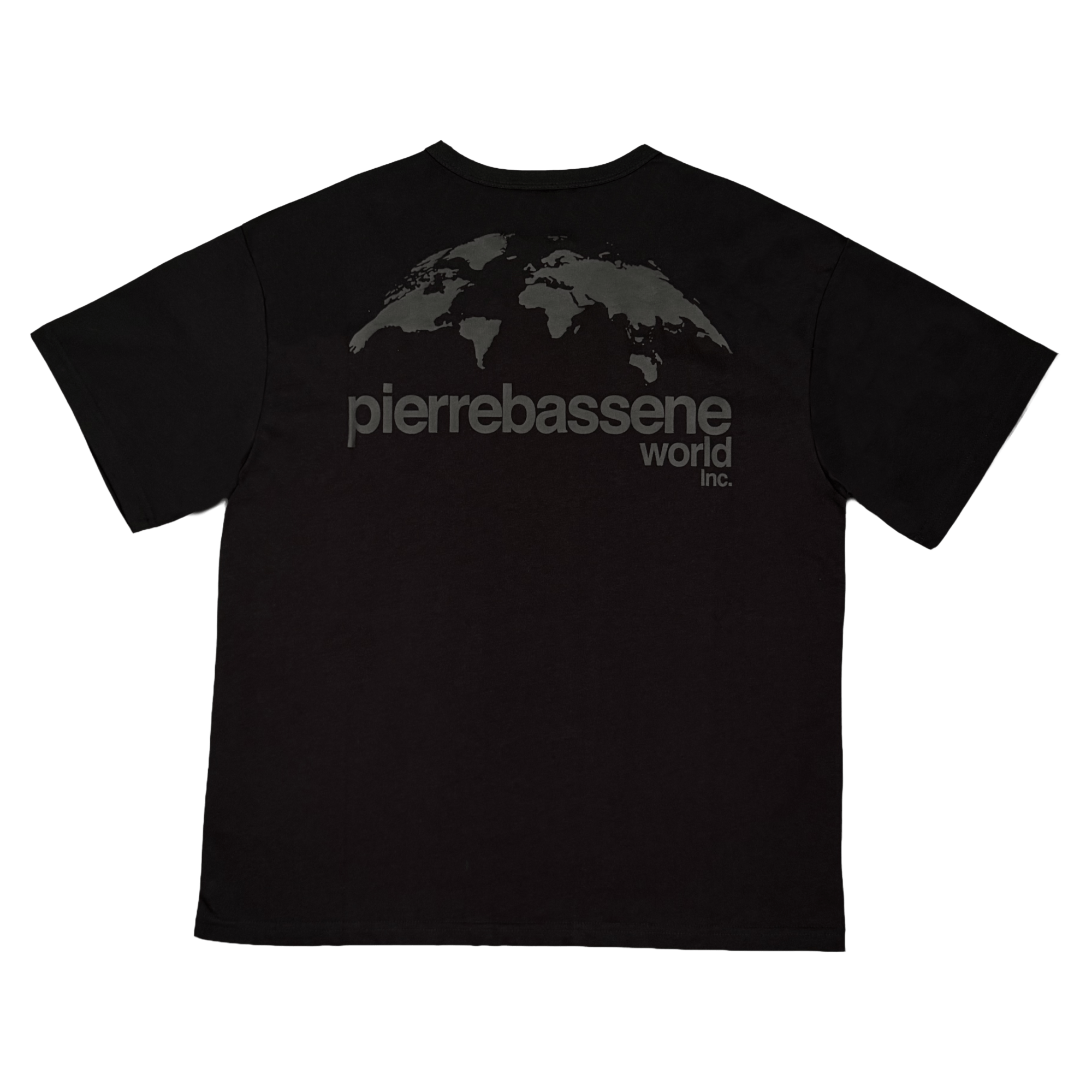 Pierre Bassene Tone on Tone Fingerprint T-Shirt Schwarz - CPIEB6877 - Coziness