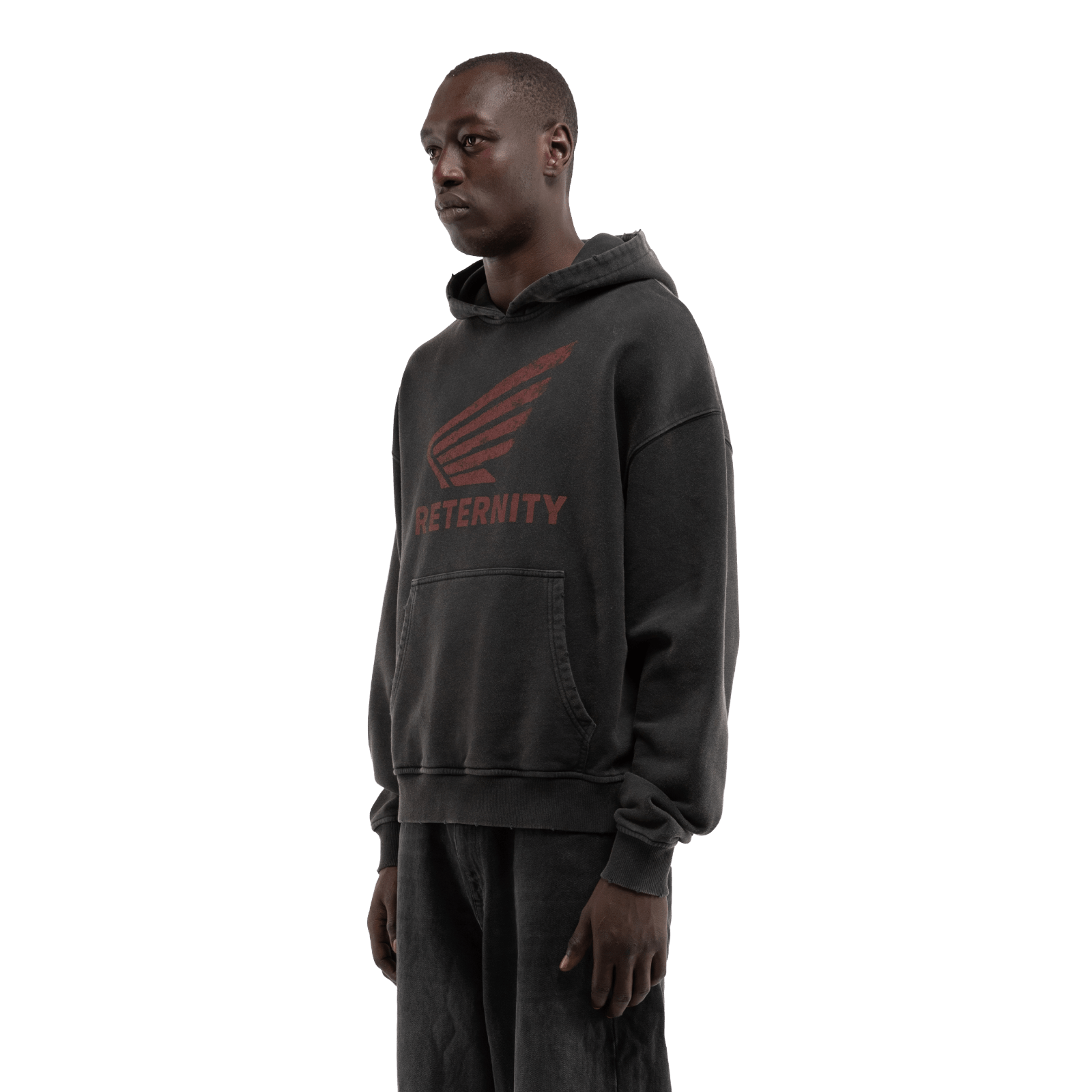 Reternity AÉRO HOODIE WASHED BLACK - CRETA13693 - Coziness