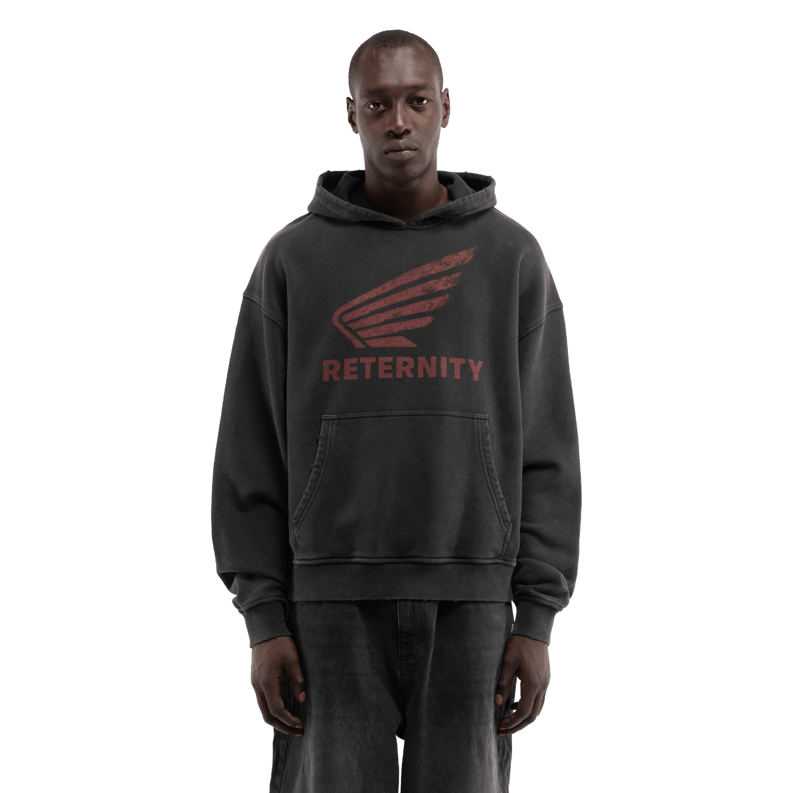 Reternity AÉRO HOODIE WASHED BLACK - CRETA13693 - Coziness