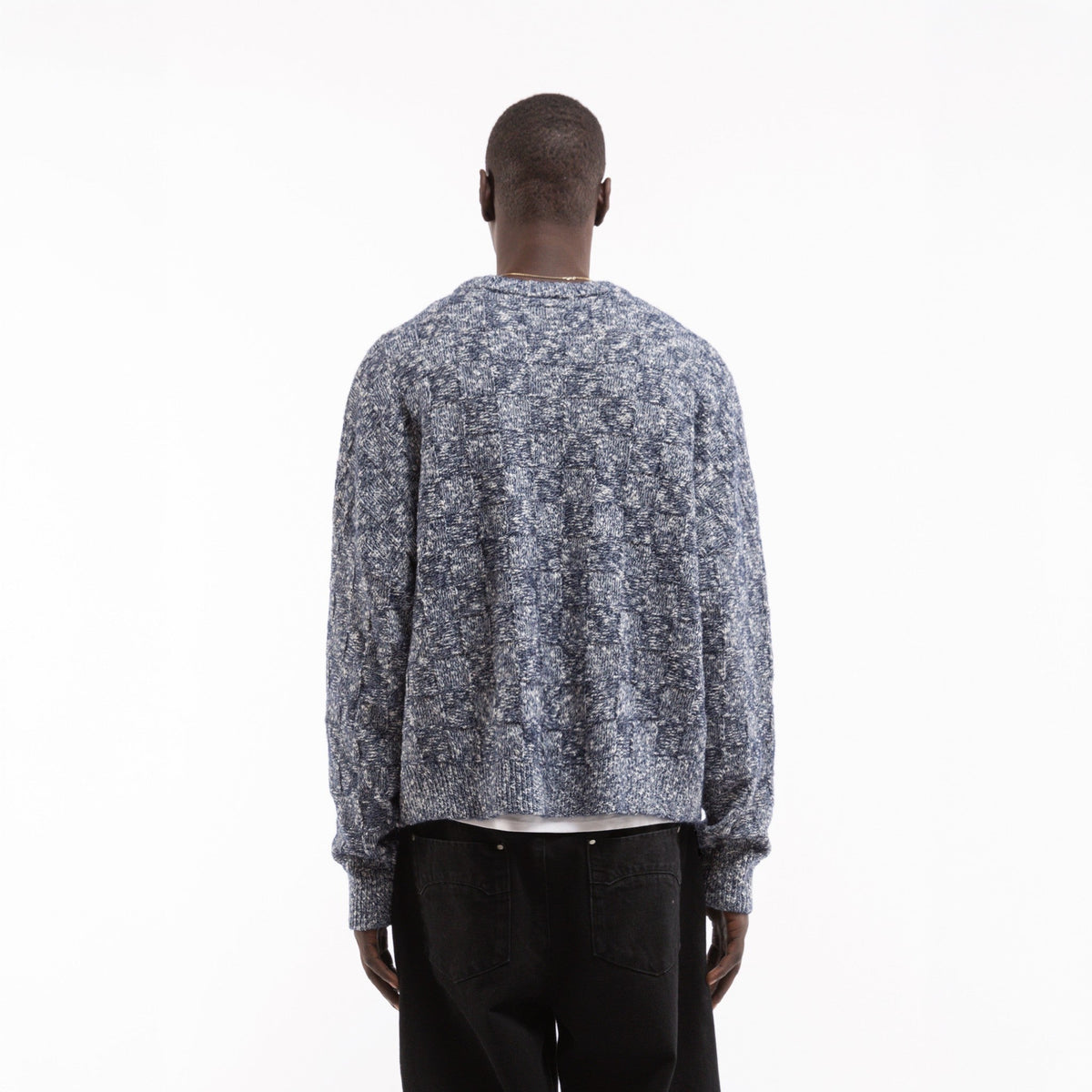 Reternity ARTISAN KNIT SWEATER NAVY - CRETA14493 - Coziness