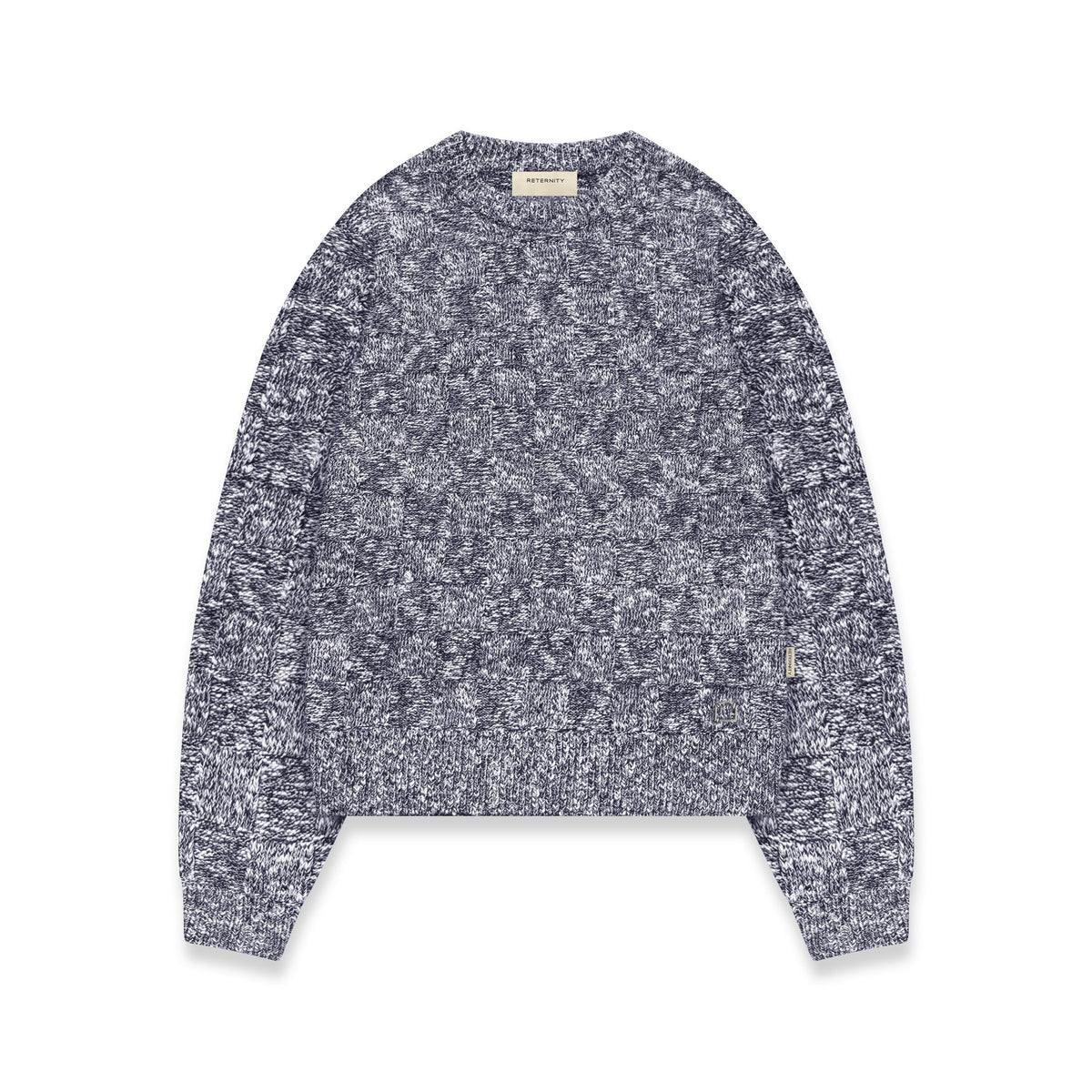 Reternity ARTISAN KNIT SWEATER NAVY - CRETA14493 - Coziness