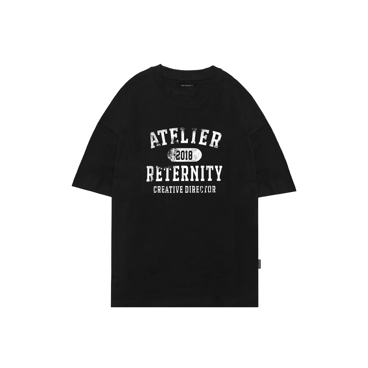 Reternity Atelier Emblem T-Shirt Schwarz - CRETA6848 - Coziness