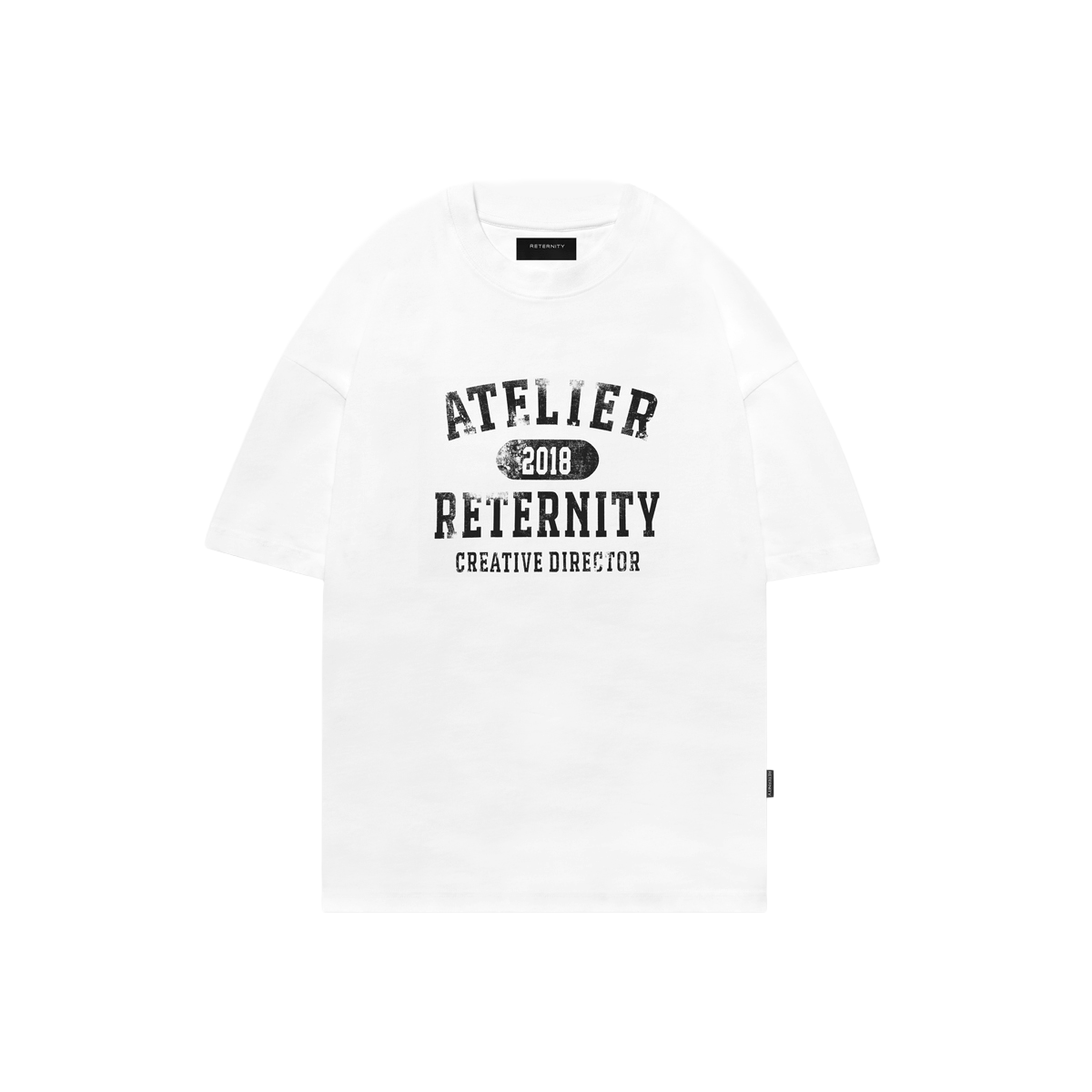 Reternity Atelier Emblem T-Shirt Weiß - CRETA6844 - Coziness