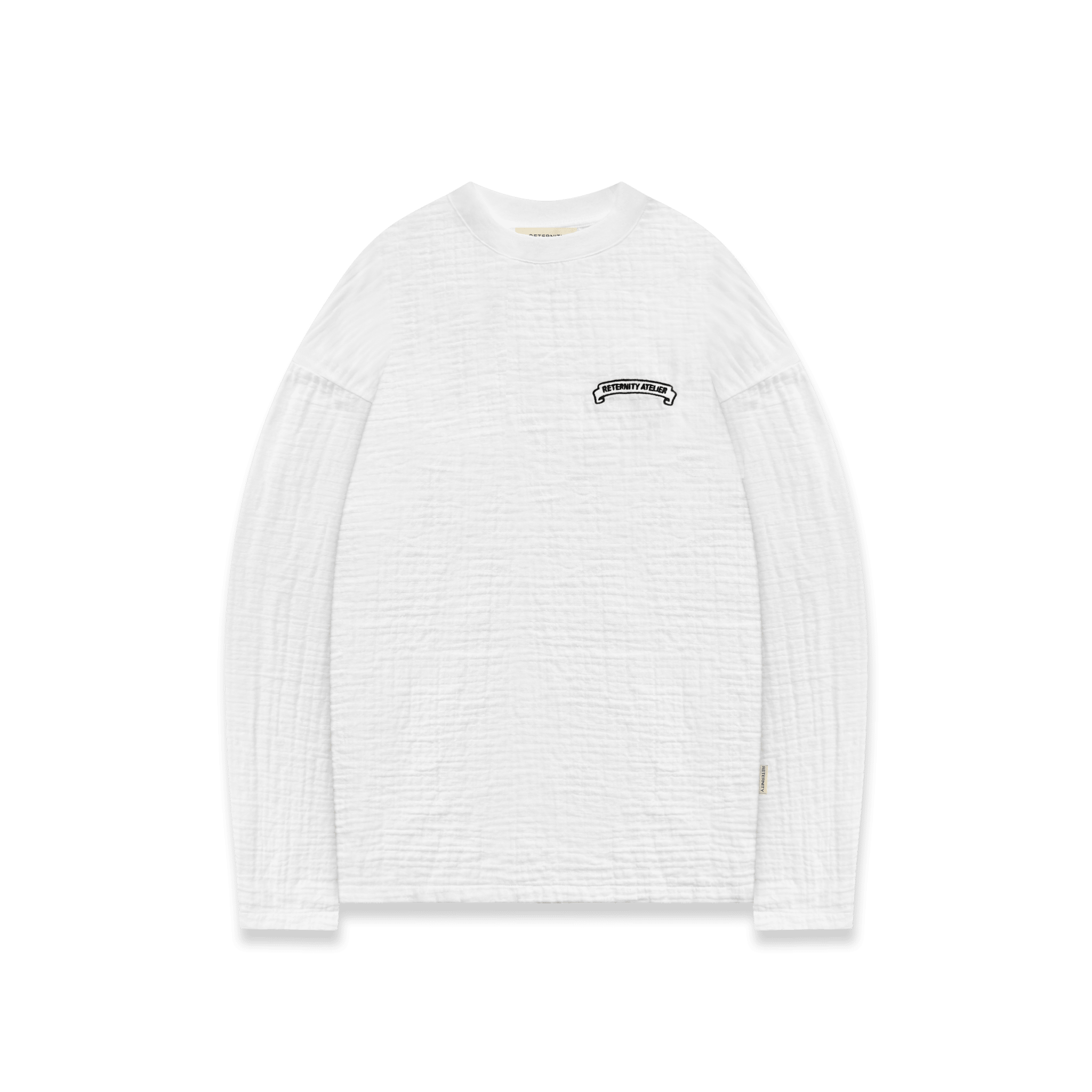 Reternity Band of Process Longsleeve Weiß - CRETB8287 - Coziness