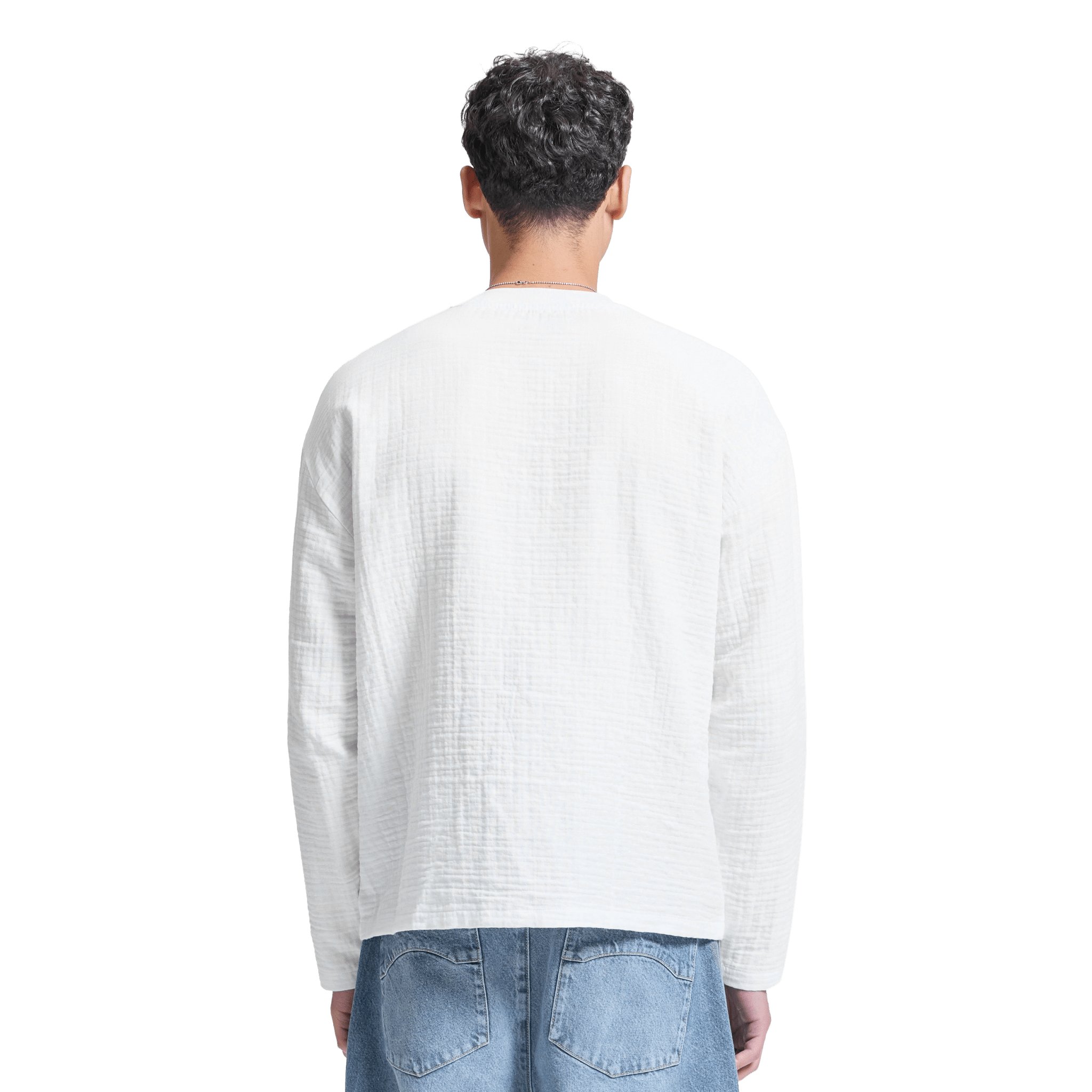 Reternity Band of Process Longsleeve Weiß - CRETB8287 - Coziness