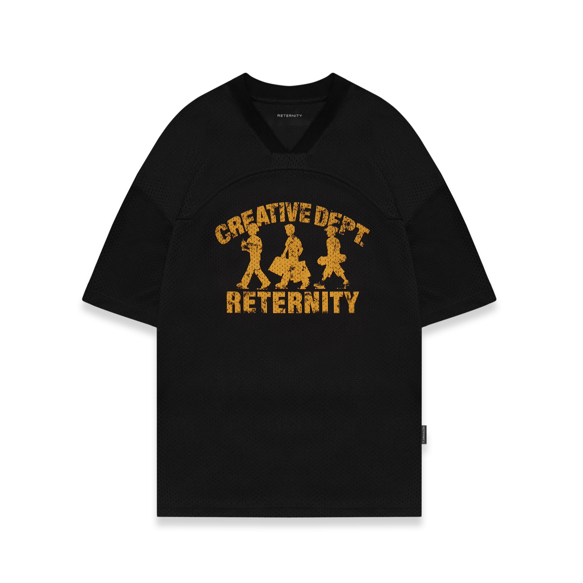 Reternity Creative Dept Mesh T-Shirt Black - CRETC4265 - Coziness