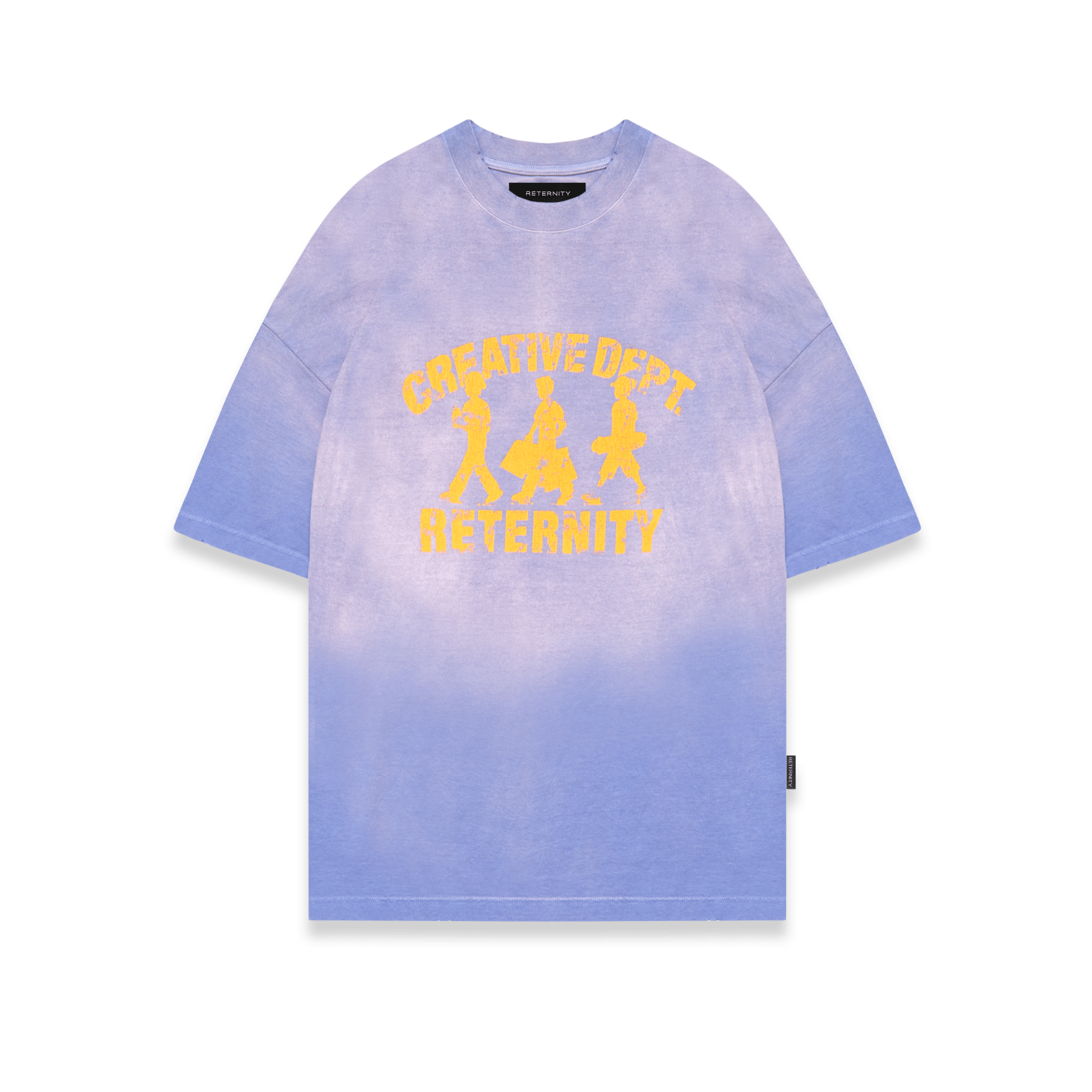 Reternity Creative Dept T-Shirt Washed Purple - CRETC4253 - Coziness