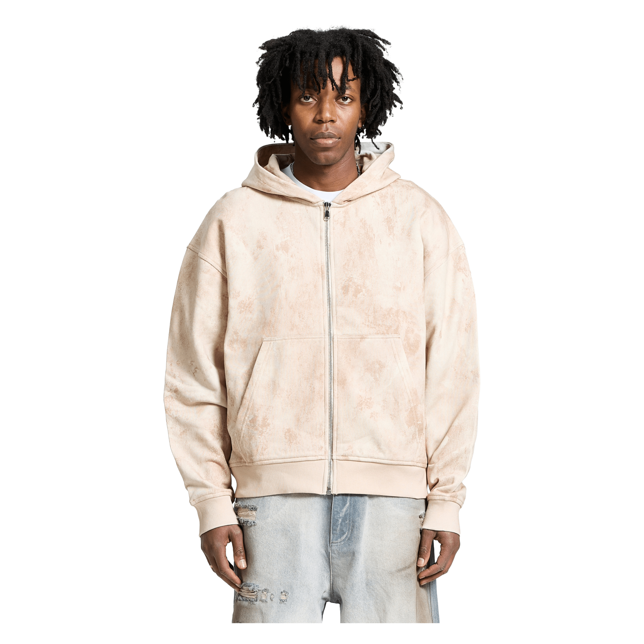 Reternity Delira Zip Hoodie Sand - CRETD6799 - Coziness