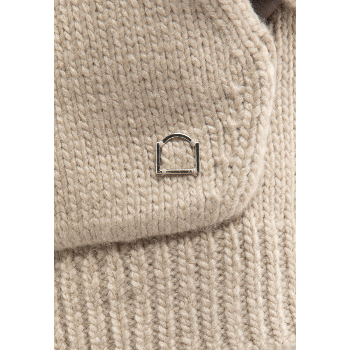 Reternity ÉCLAT KNIT ZIPPER CREME - CRETÉ14497 - Coziness