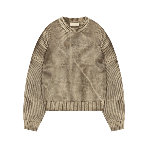 Reternity Essential Knit Sweater Acid Brown - CRETE6521 - Coziness