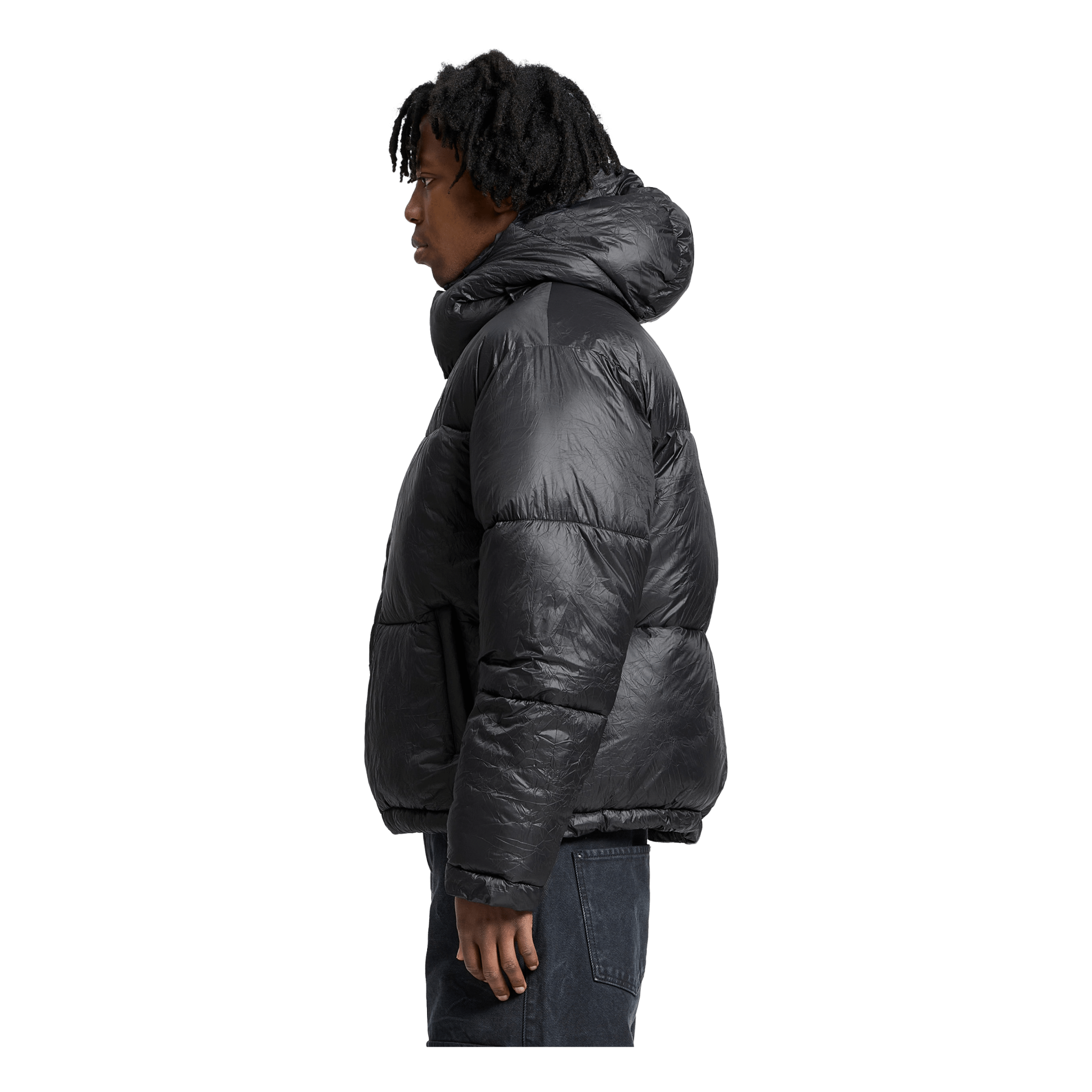 Reternity Wrinkled Puffer Jacke Schwarz - CRETW6819 - Coziness