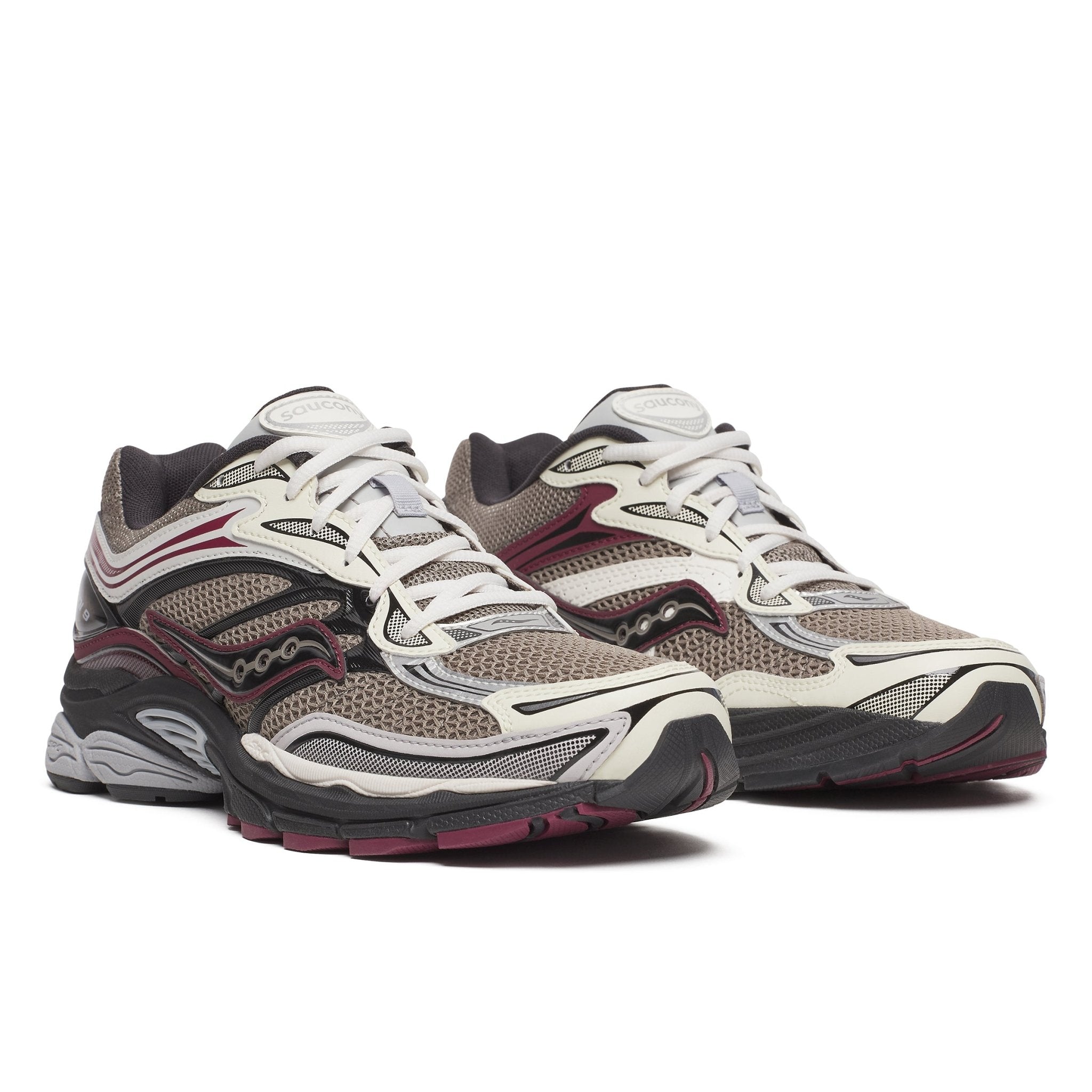 Saucony Progrid Omni 9 Tan Maroon - CSAUP6907 - Coziness