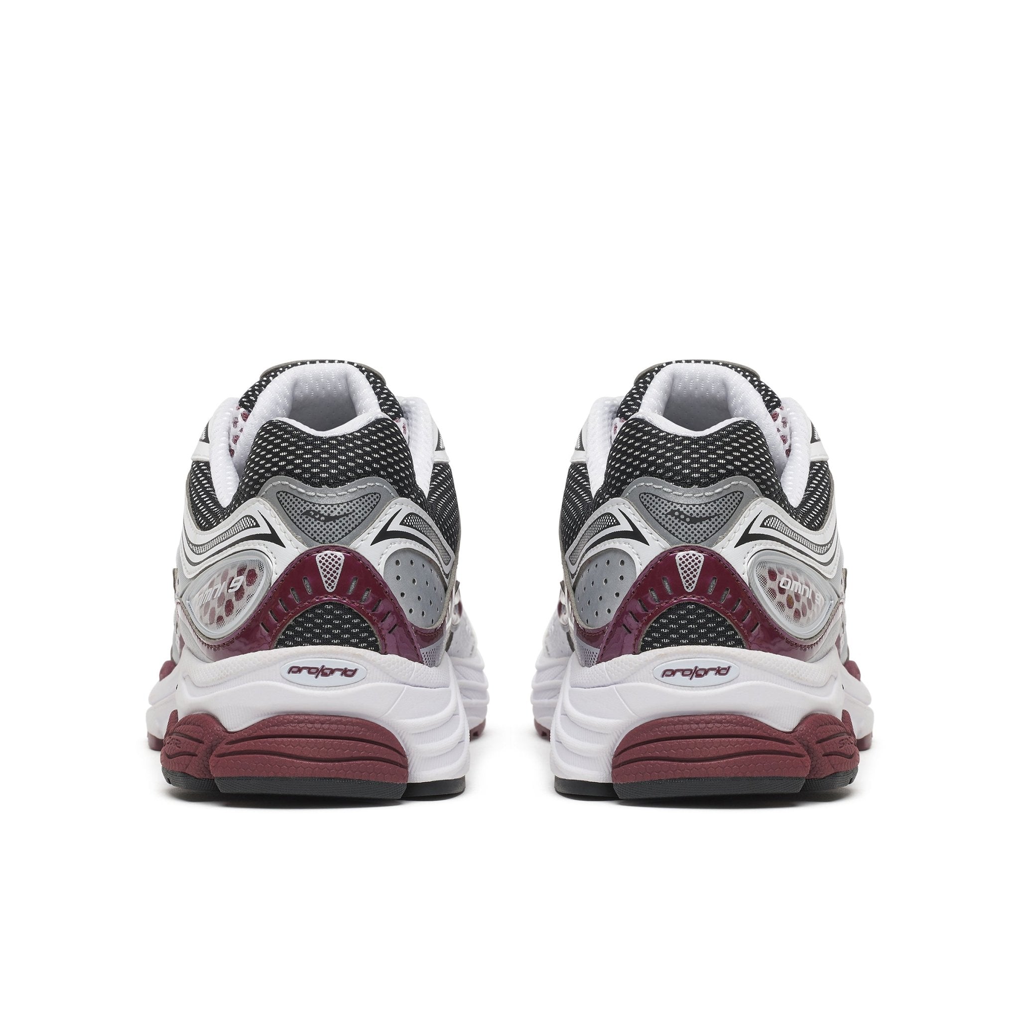 Saucony ProGrid Omni 9 White Maroon - CSAUP11776 - Coziness