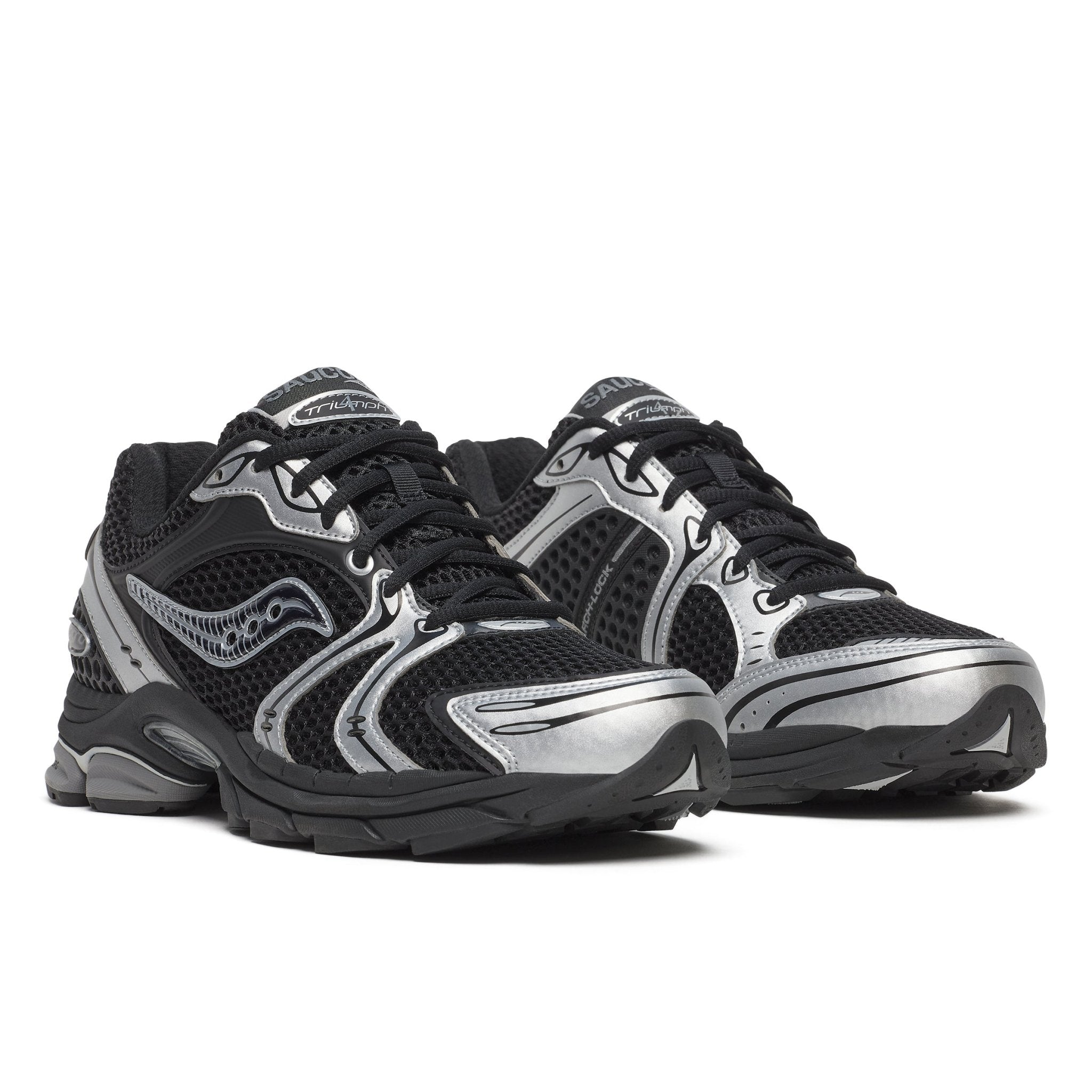 Saucony ProGrid Triumph 4 Black Silver - CSAUP8401 - Coziness