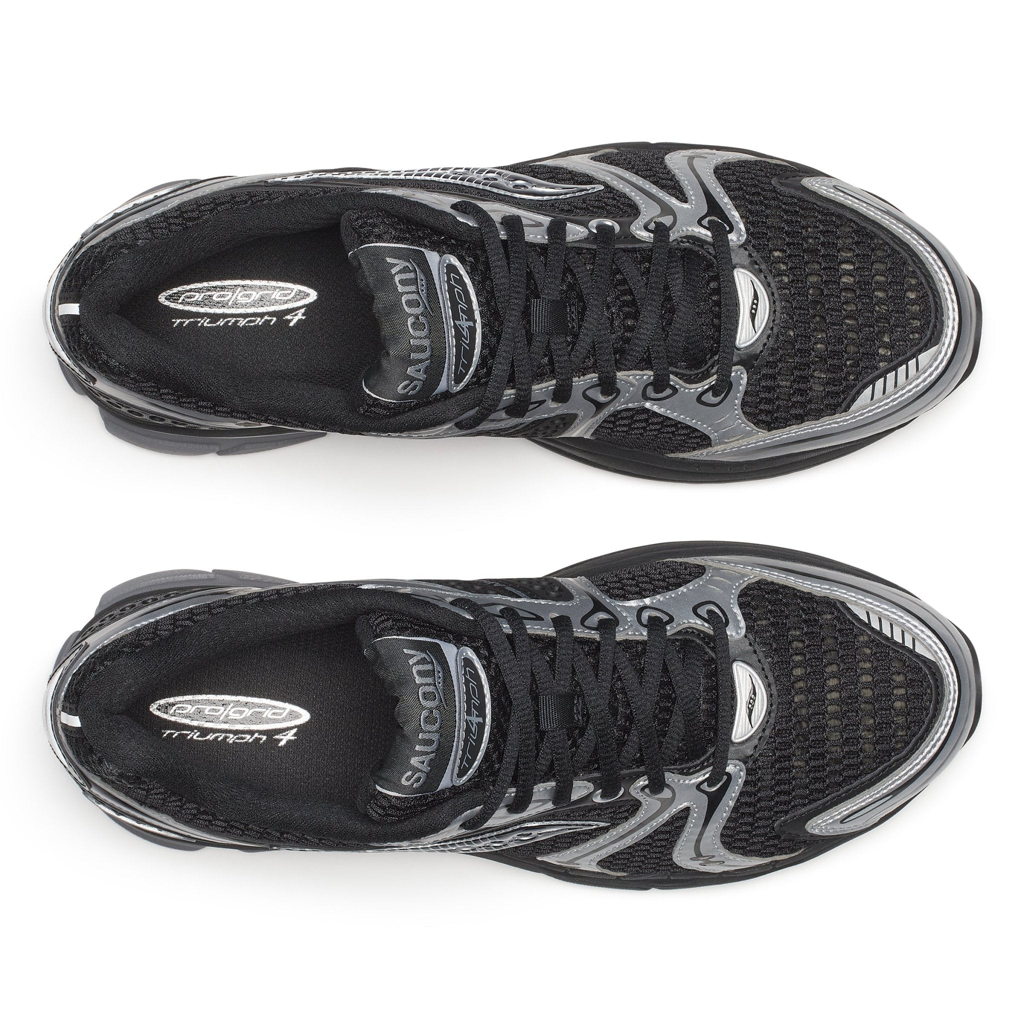 Saucony ProGrid Triumph 4 Black Silver - CSAUP8401 - Coziness