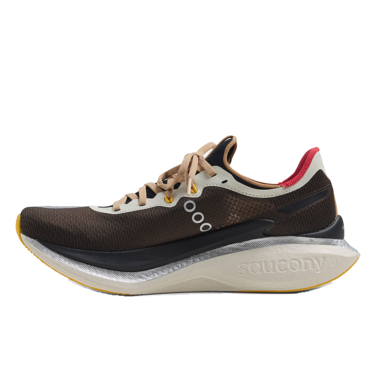 Saucony Endorphin Pro 5 Coffee Cream von der Innenseite