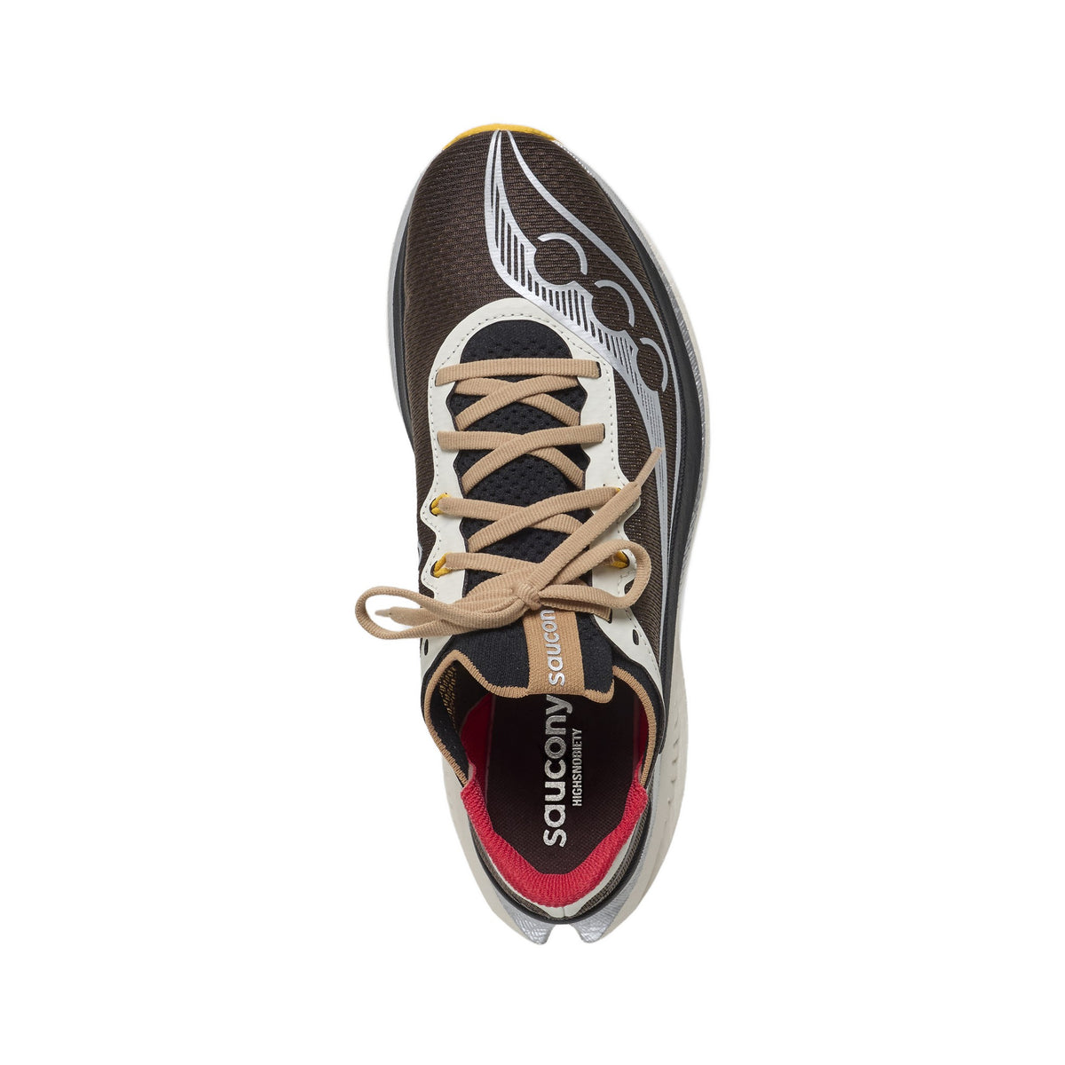 Saucony Endorphin Pro 5 Coffee Cream, ein Schuh von oben