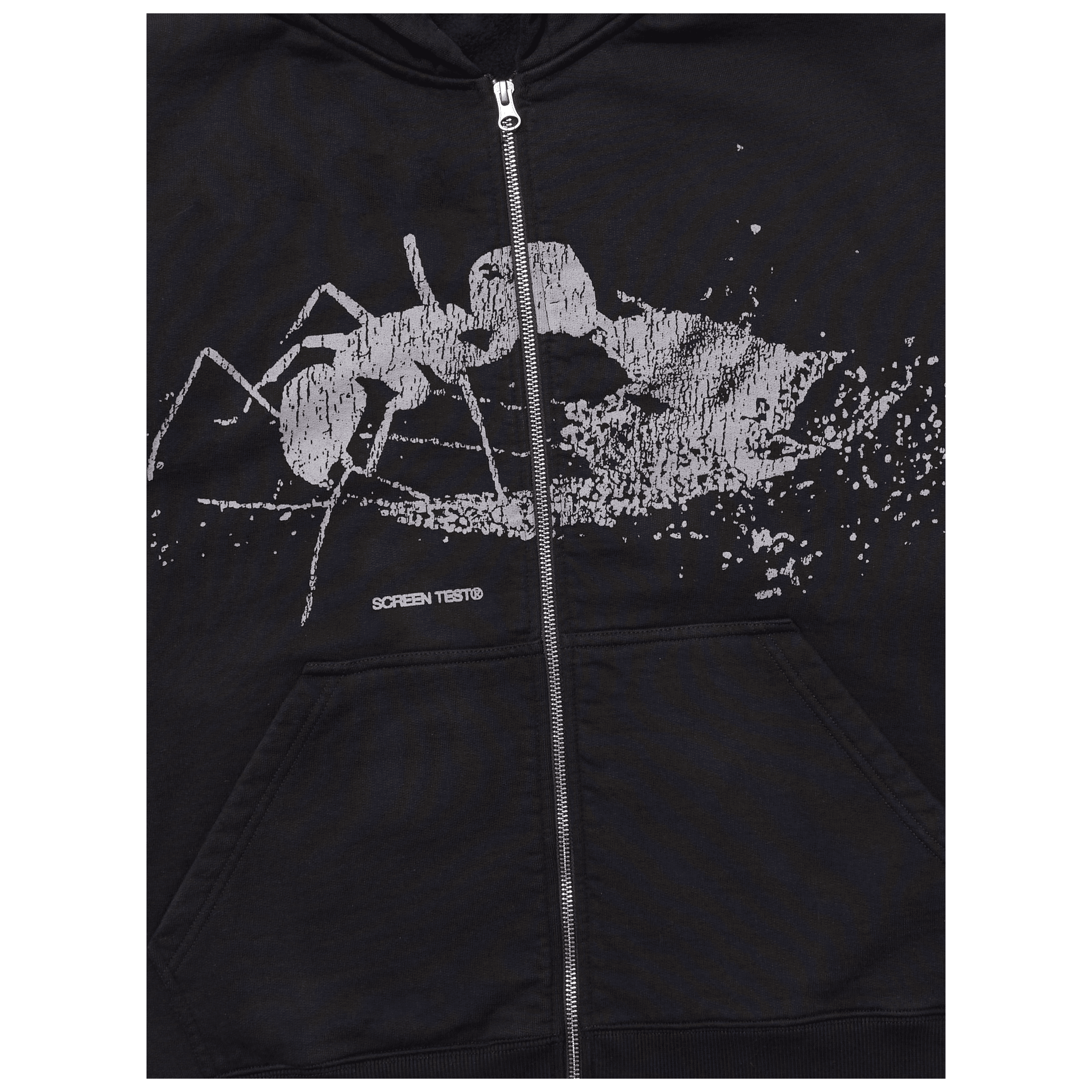 SCRT Ant Zip Hoodie Schwarz - CSCRA8258 - Coziness