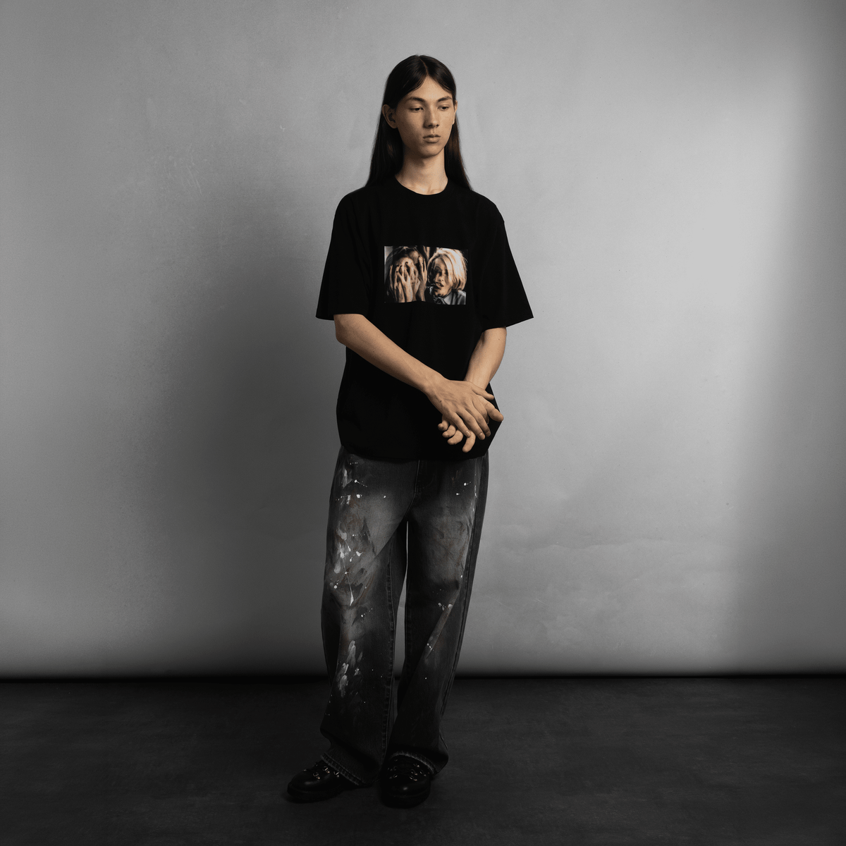 SCRT Diane T-Shirt Black - CSCRD14846 - Coziness