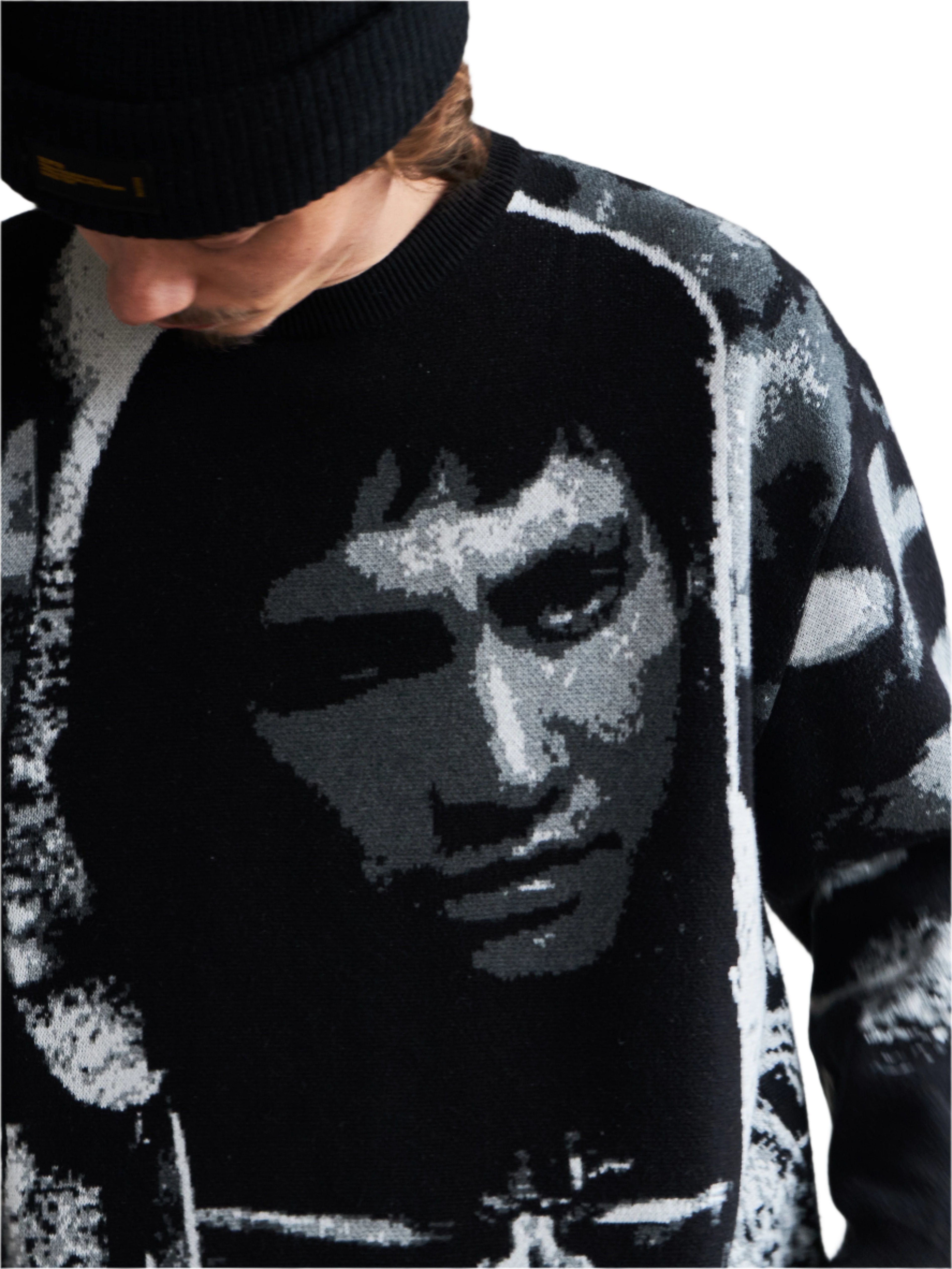 Scrt Donnie Knit Black - Coziness