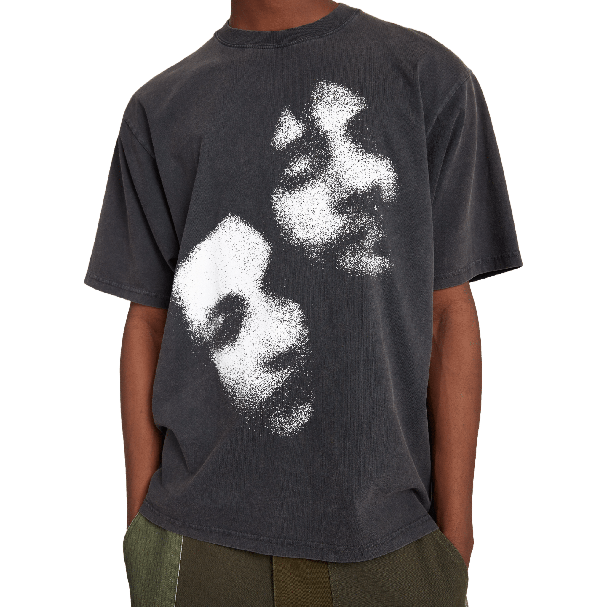 SCRT Faded Memory T-Shirt Washed Black - CSCRF4396 - Coziness