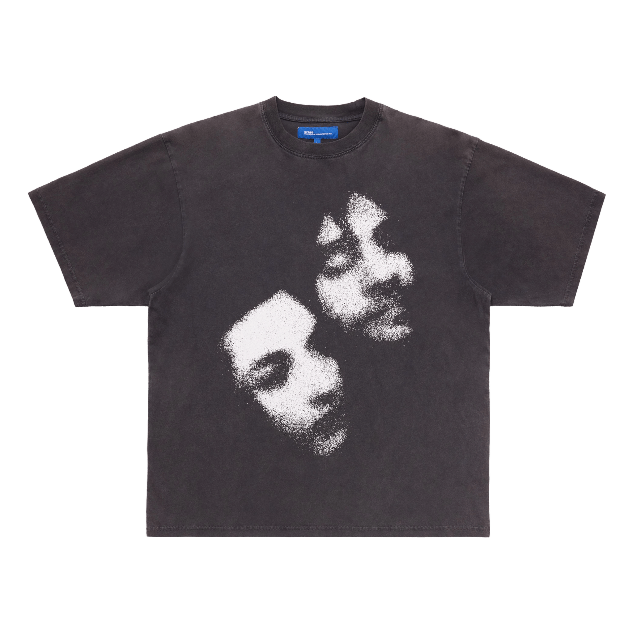 SCRT Faded Memory T-Shirt Washed Black - CSCRF4396 - Coziness