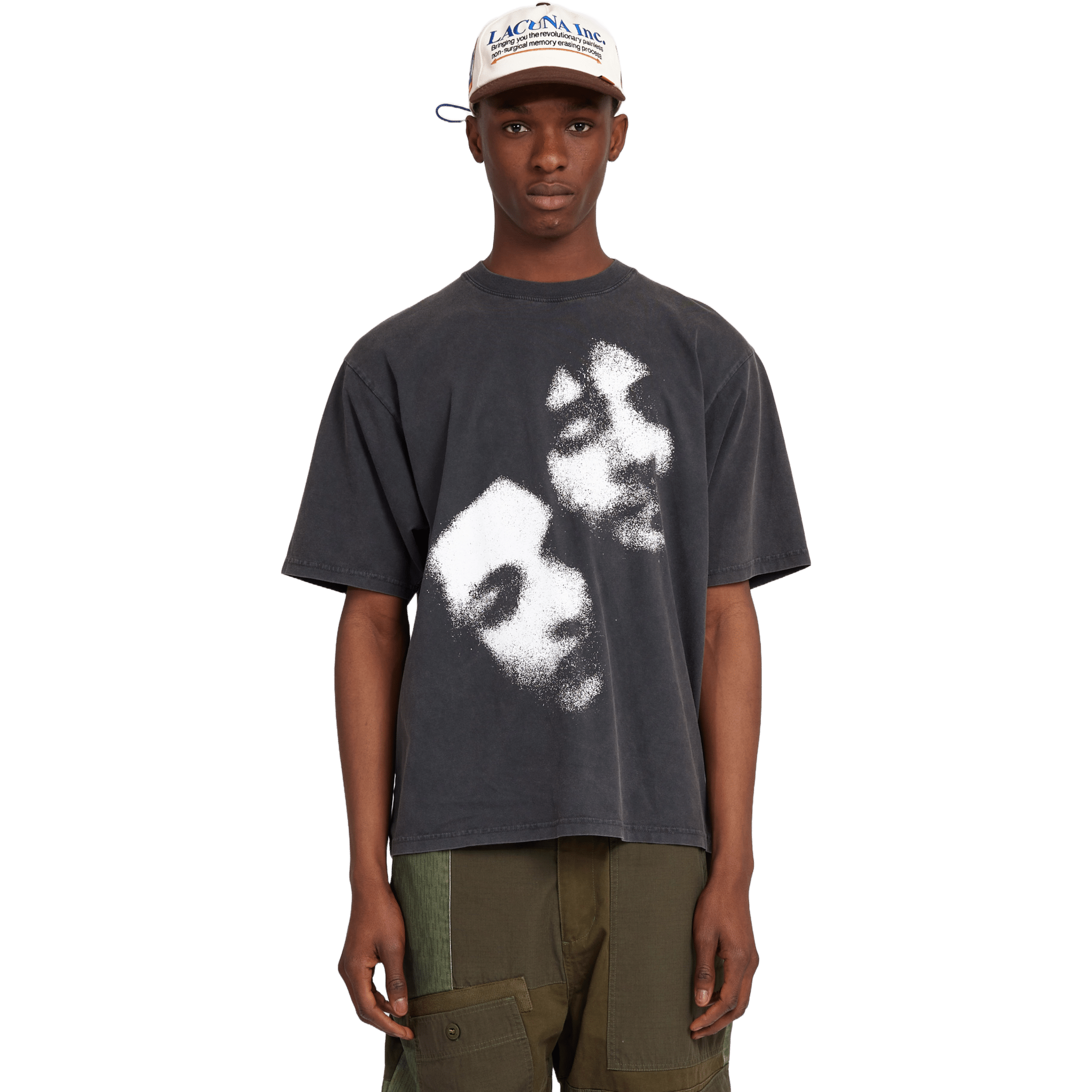 SCRT Faded Memory T-Shirt Washed Black - CSCRF4396 - Coziness