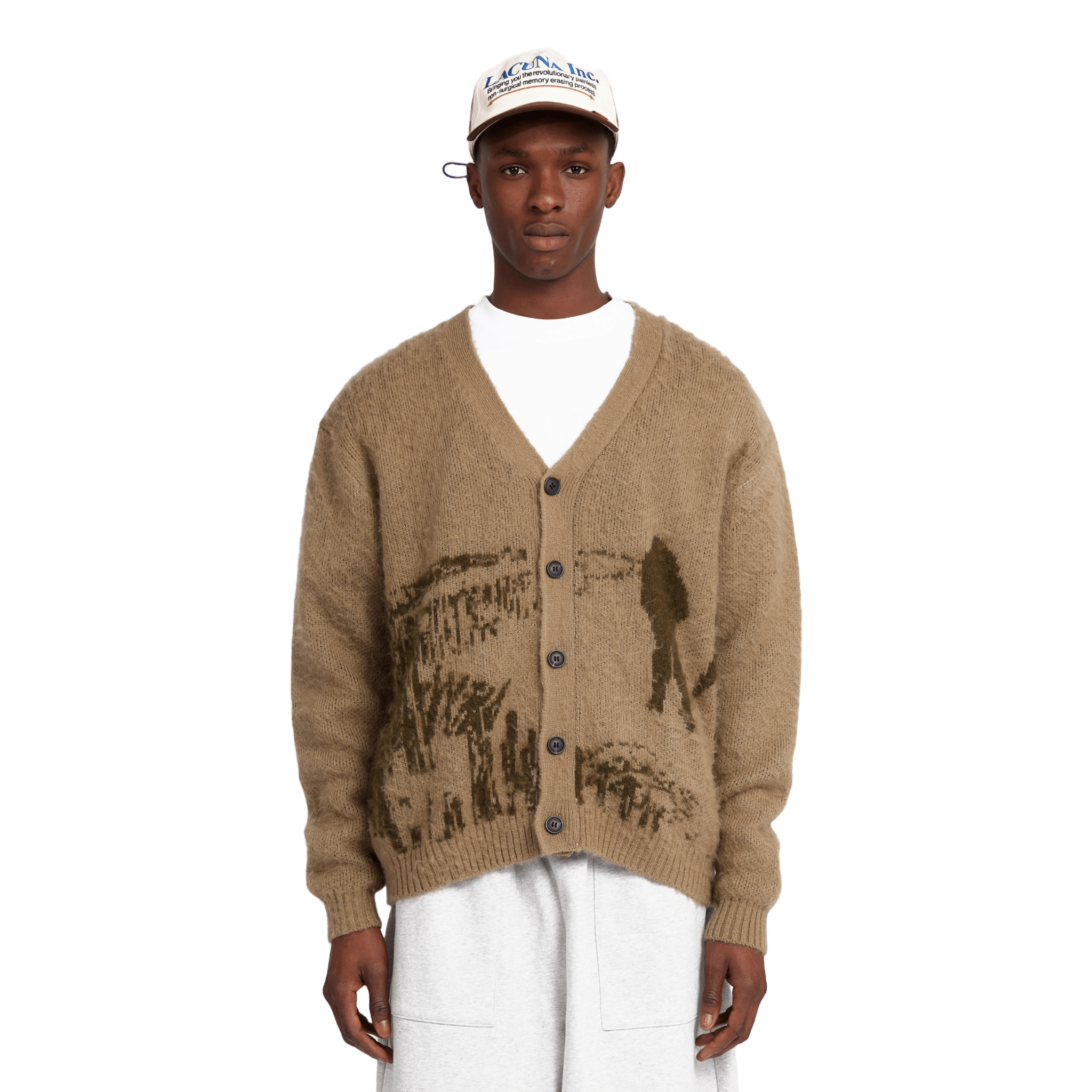 SCRT Montauk Cardigan Khaki - CSCRM4439 - Coziness