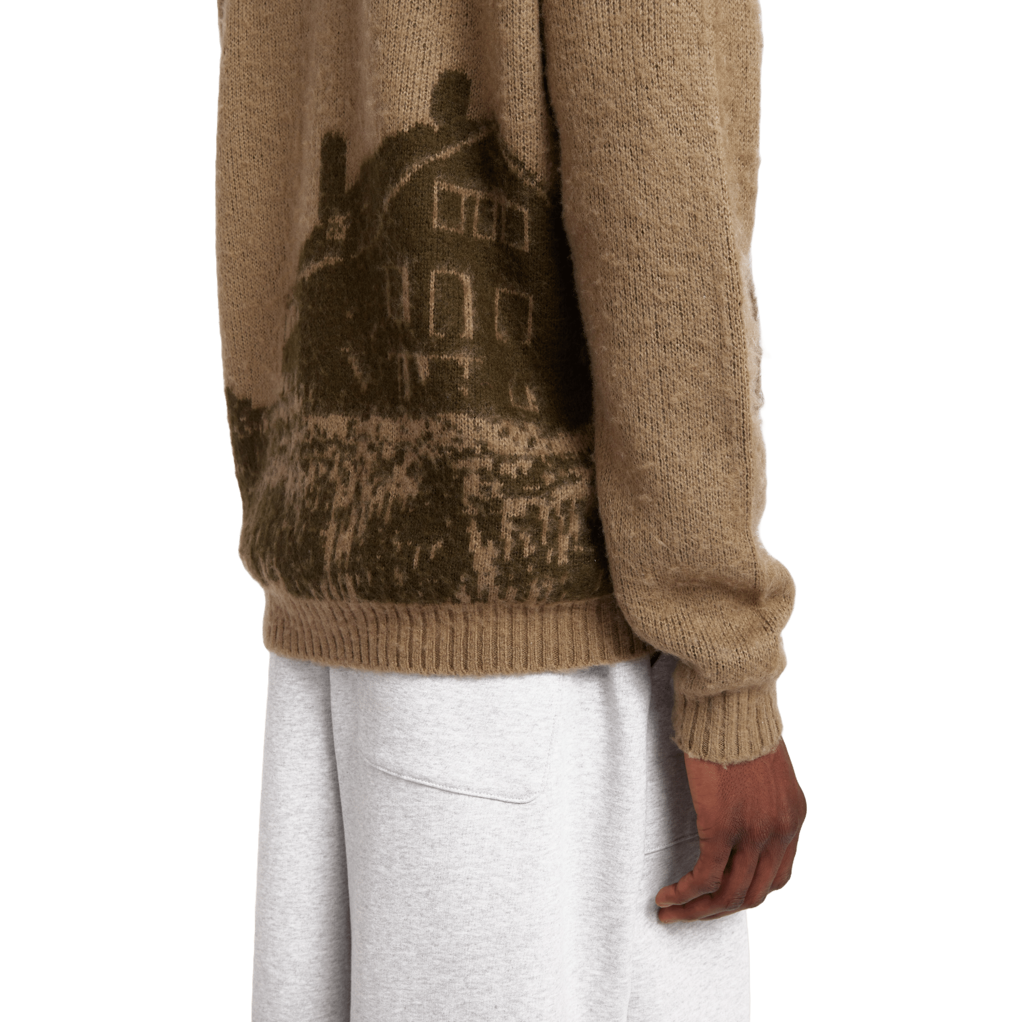 SCRT Montauk Cardigan Khaki - CSCRM4439 - Coziness