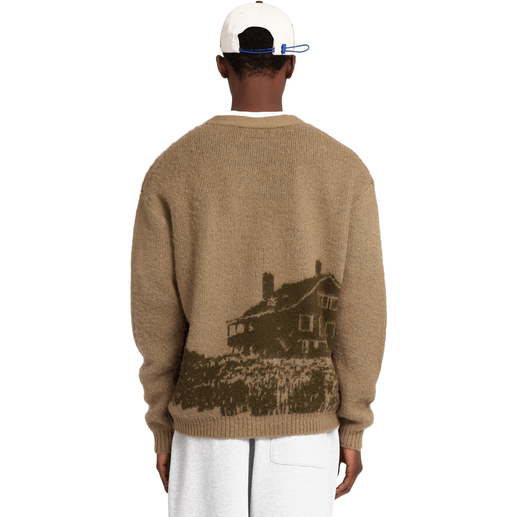 SCRT Montauk Cardigan Khaki - CSCRM4439 - Coziness