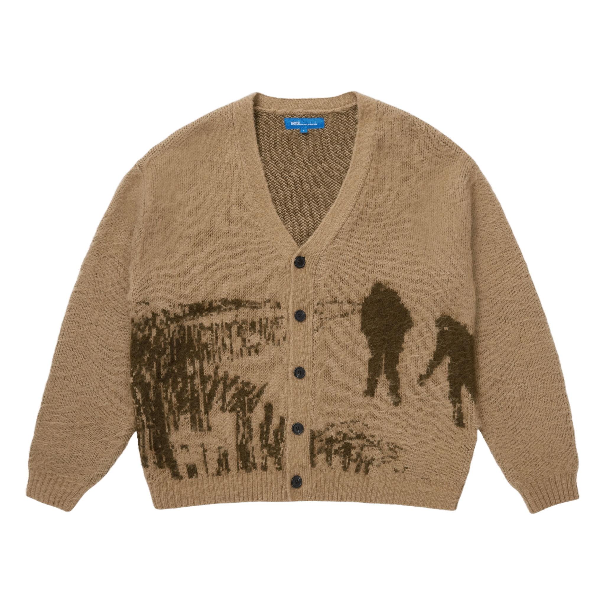 SCRT Montauk Cardigan Khaki - CSCRM4439 - Coziness
