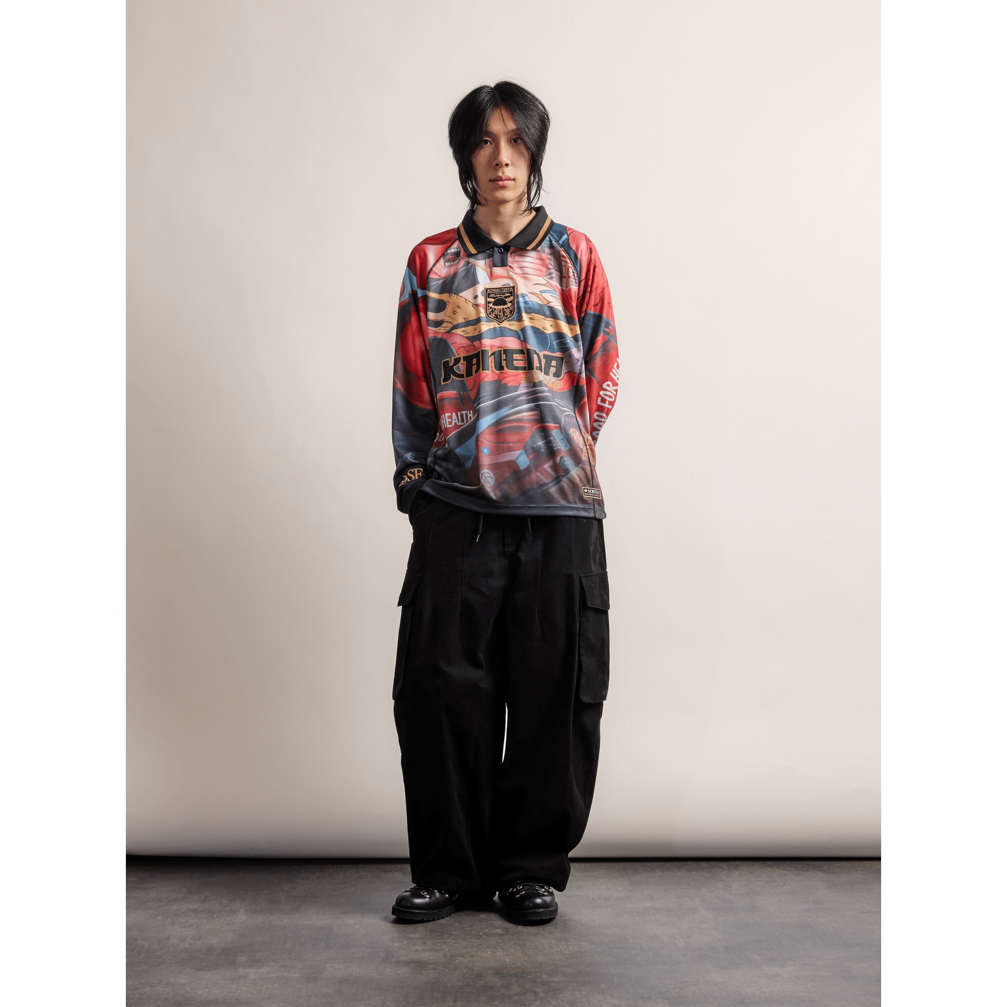 SCRT MoSF Kaneda Neo Tokyo Longsleeve Crimson - CSCRM7421 - Coziness