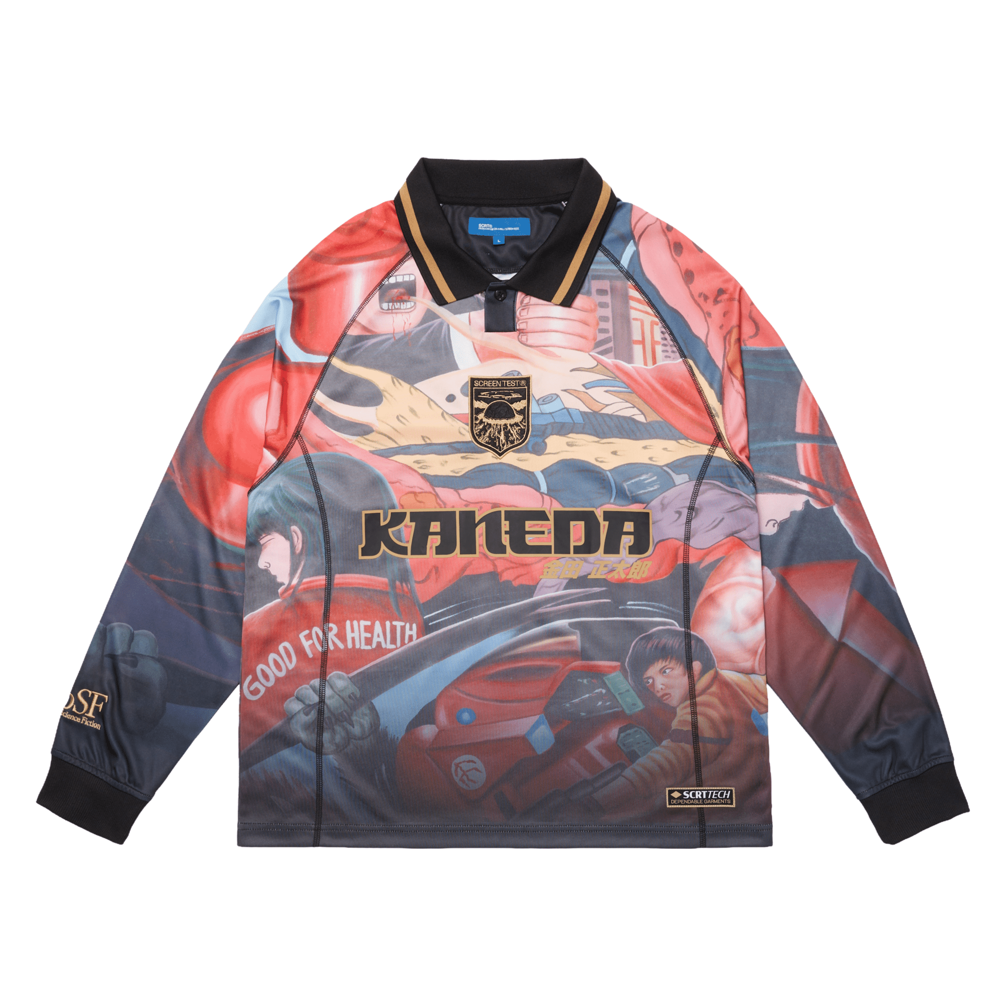 SCRT MoSF Kaneda Neo Tokyo Longsleeve Crimson - CSCRM7421 - Coziness