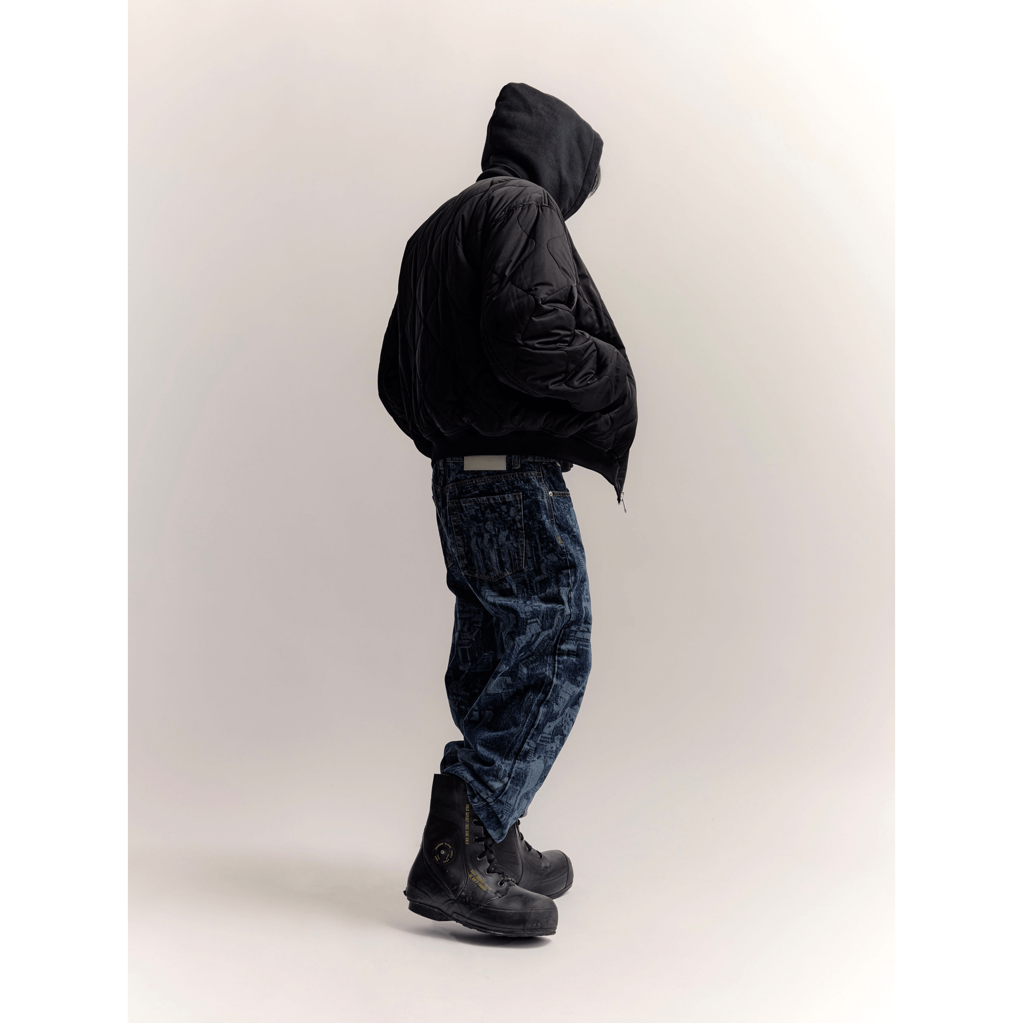 SCRT MoSF Shotaru Reversible Bomber Jacket Schwarz - CSCRM7445 - Coziness