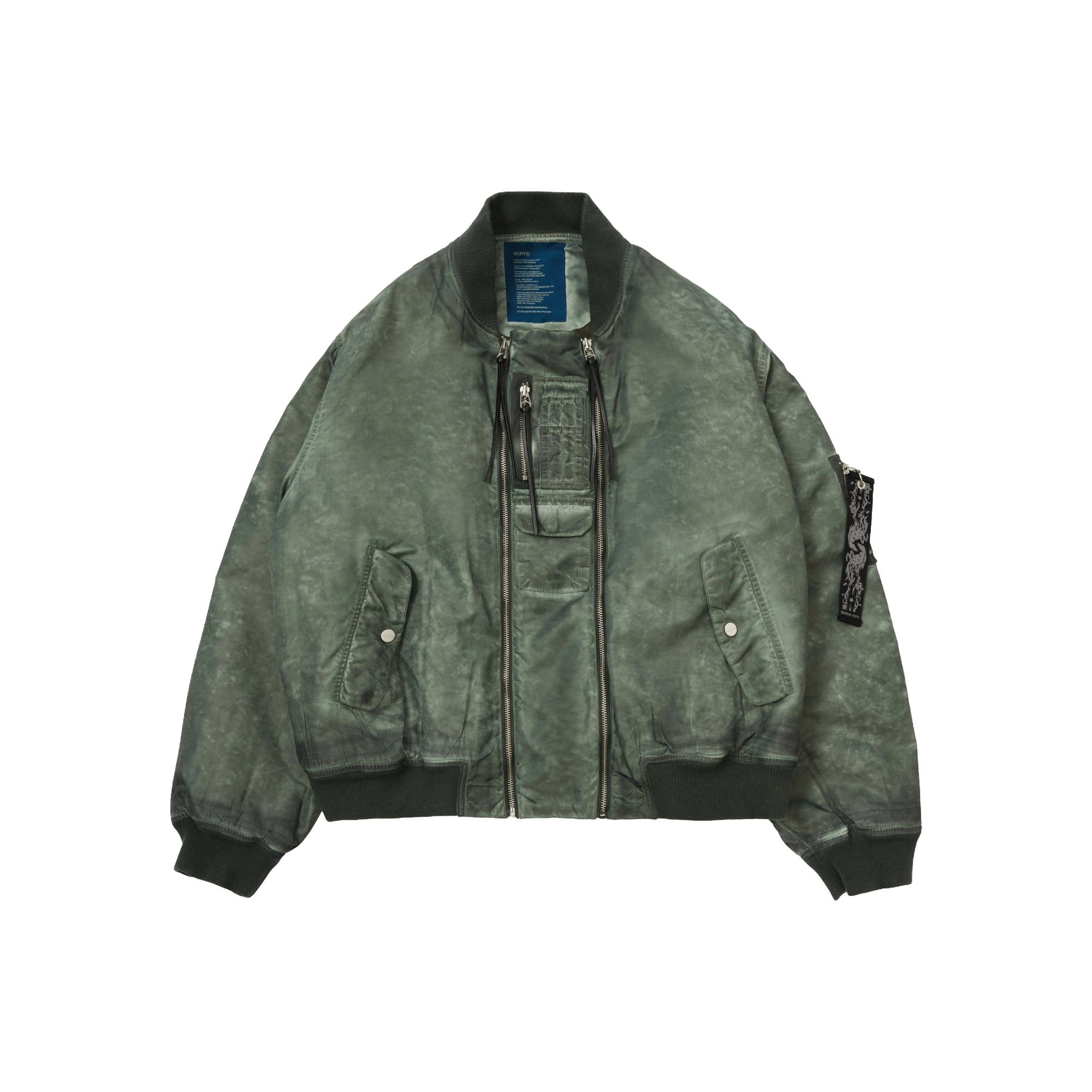 SCRT Railroad Bomber Jacket Green - CSCRR11283 - Coziness