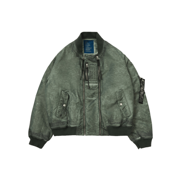 SCRT Railroad Bomber Jacket Green - CSCRR11283 - Coziness