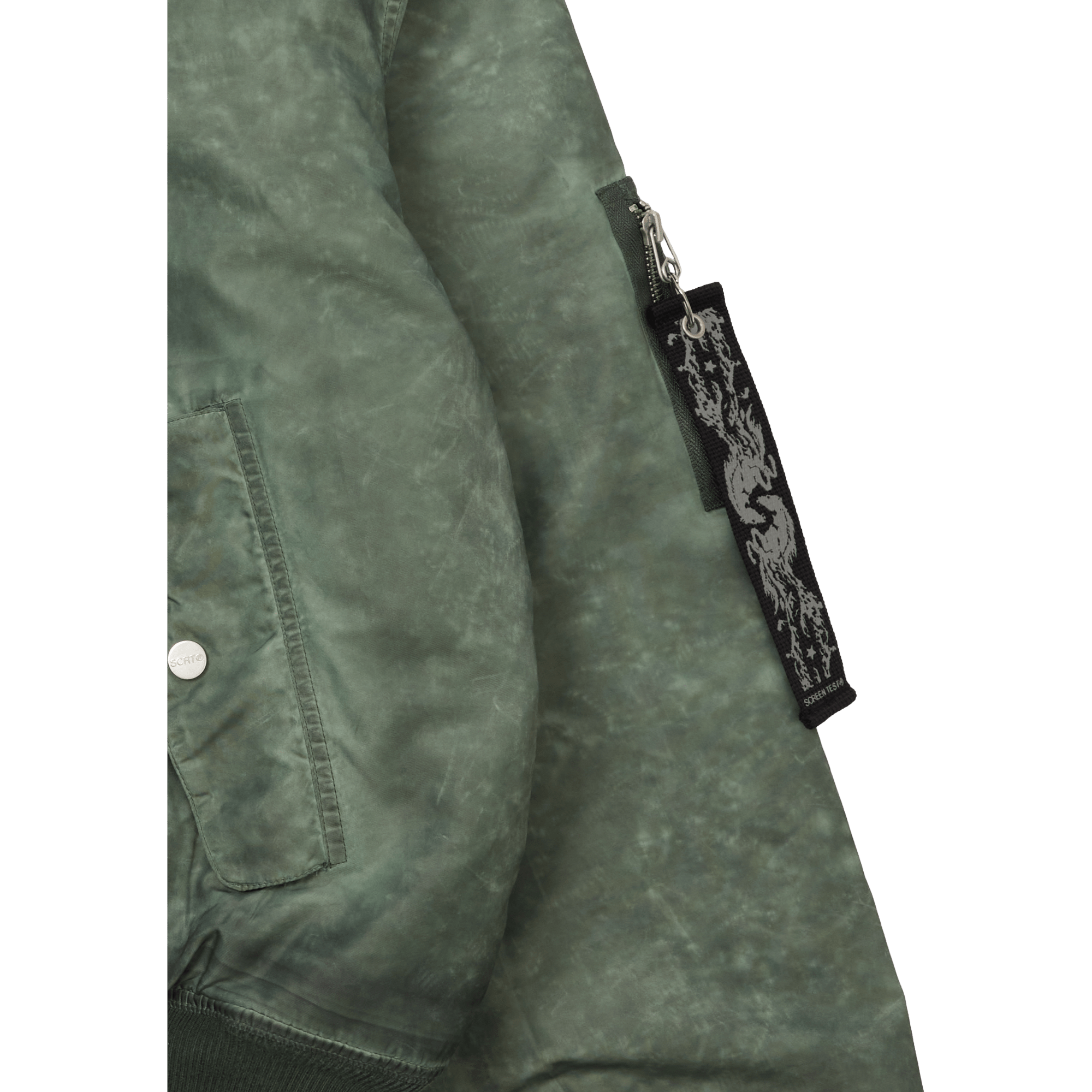 SCRT Railroad Bomber Jacket Green - CSCRR11283 - Coziness