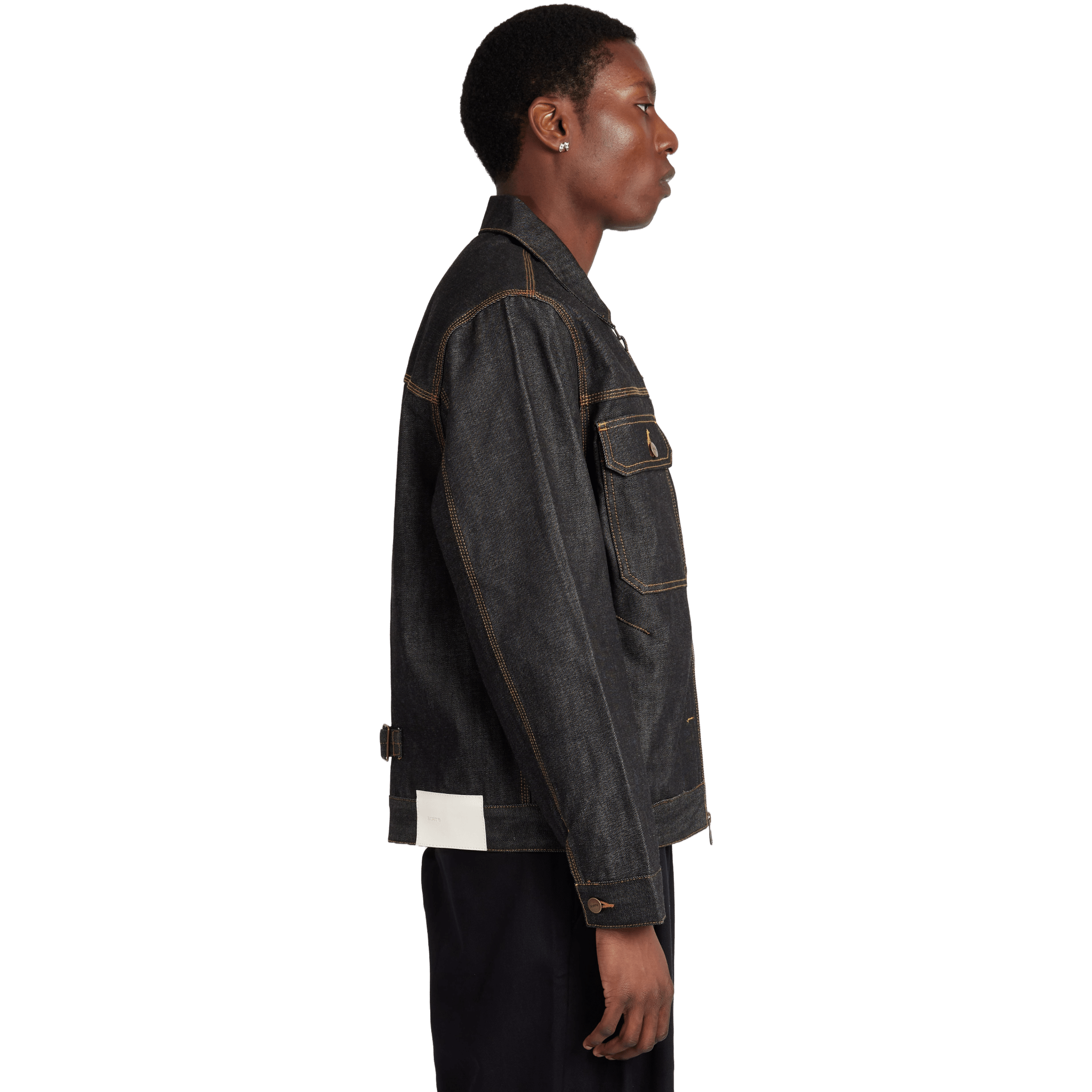 SCRT Selvedge Zipped Type - 2 Denim Jacket Darkest Indigo - CSCRS4449 - Coziness