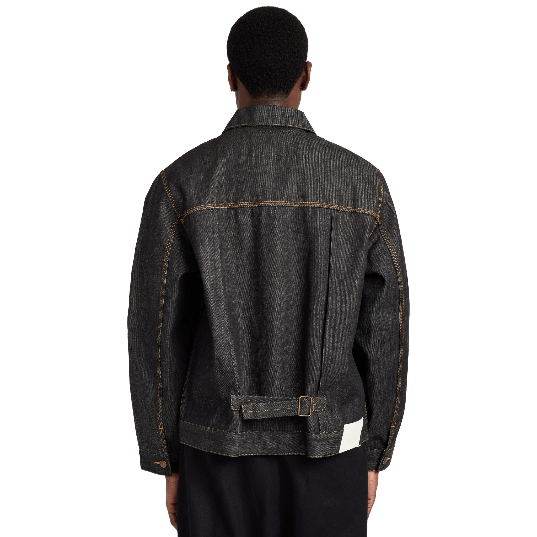 SCRT Selvedge Zipped Type - 2 Denim Jacket Darkest Indigo - CSCRS4449 - Coziness