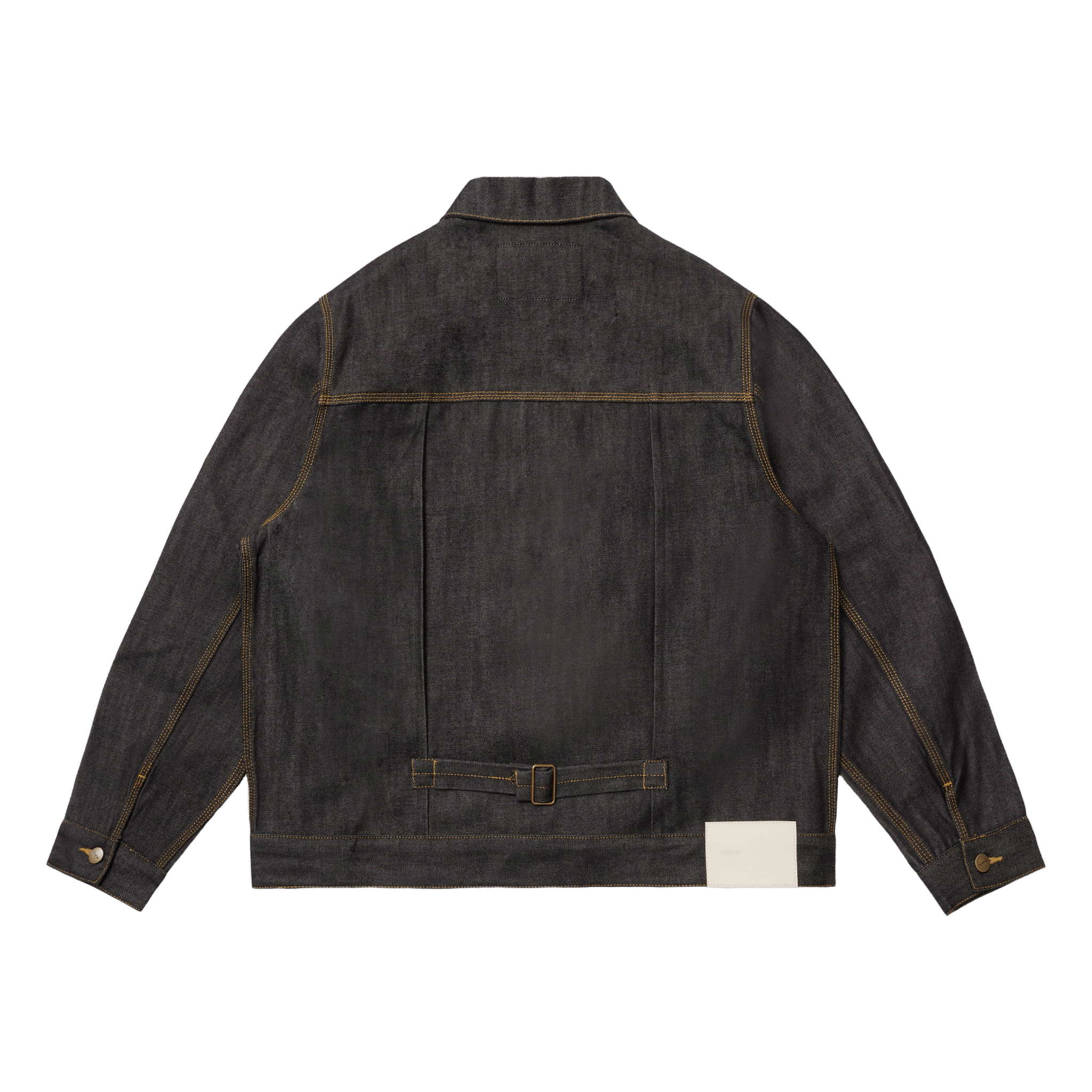SCRT Selvedge Zipped Type - 2 Denim Jacket Darkest Indigo - CSCRS4449 - Coziness