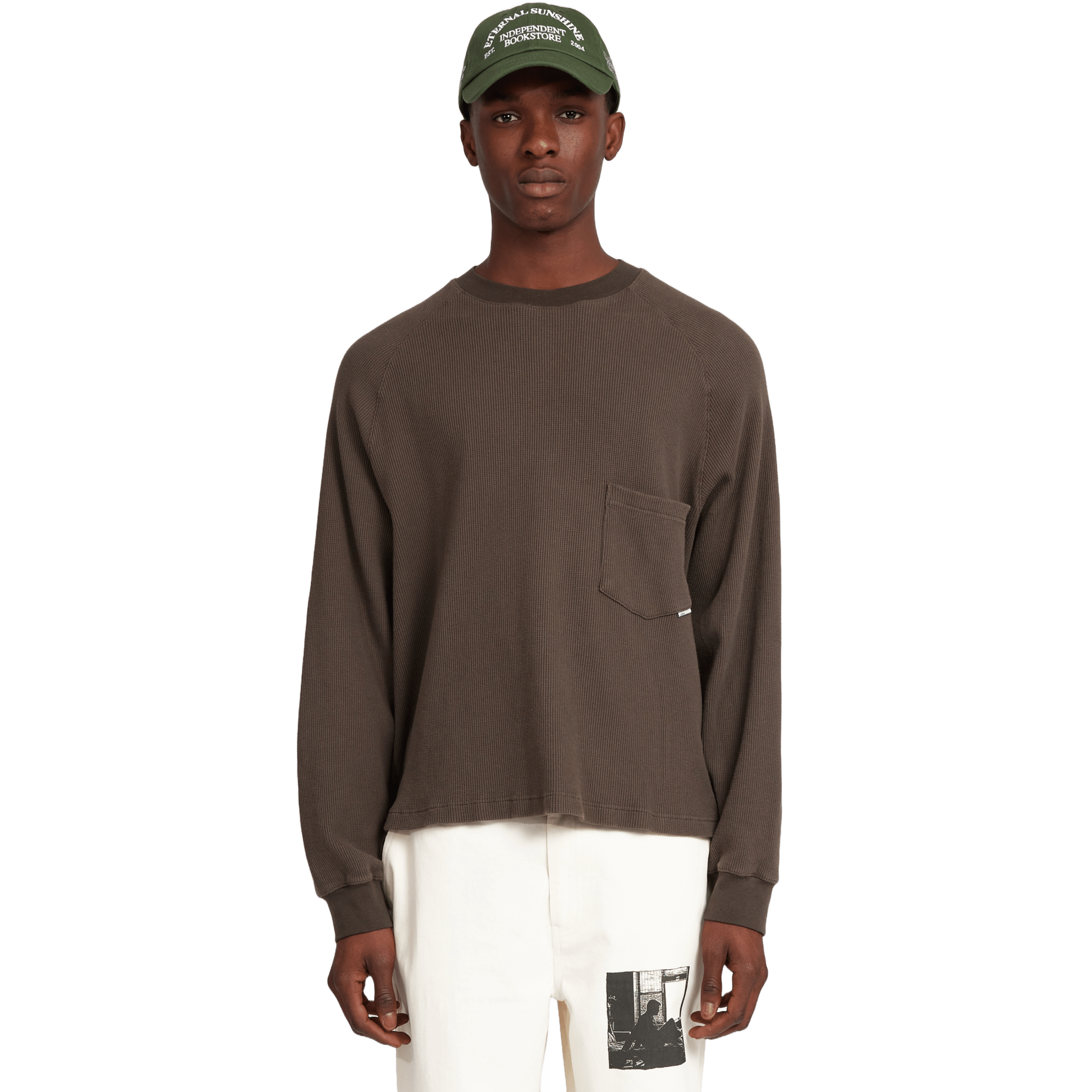 SCRT Waffle Longsleeve Charcoal - CSCRW4414 - Coziness