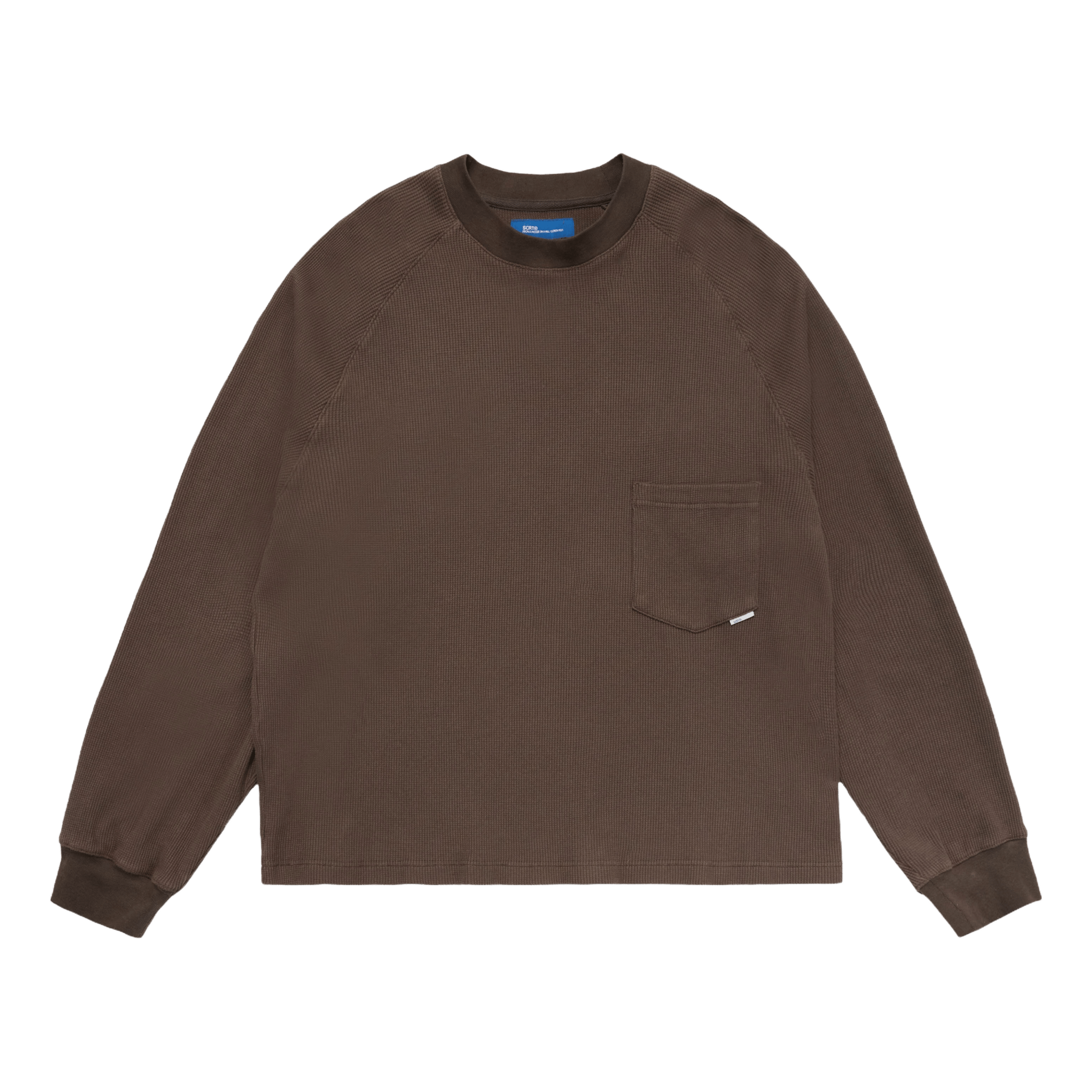 SCRT Waffle Longsleeve Charcoal - CSCRW4414 - Coziness