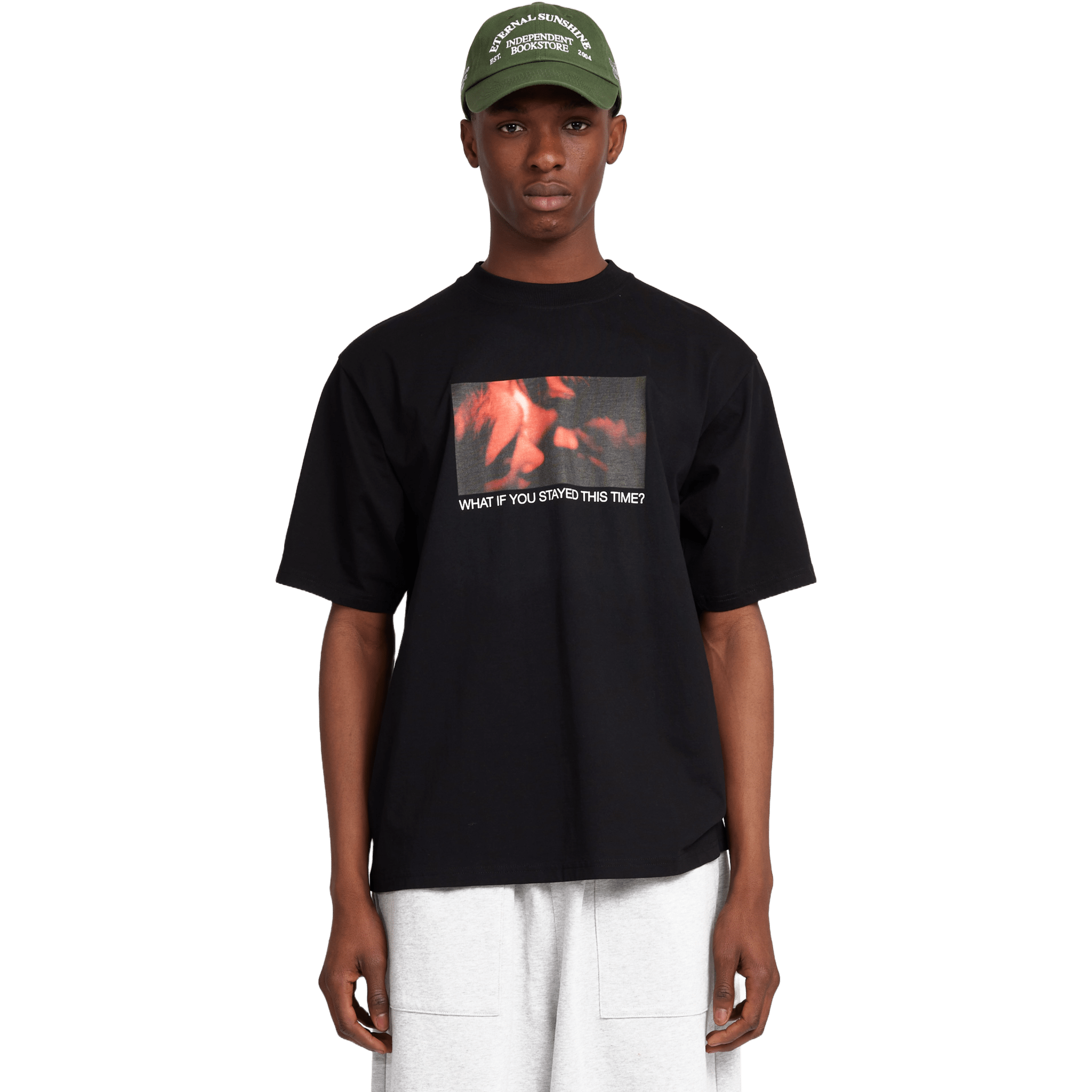 SCRT What If You Stayed T-Shirt Black - CSCRW4409 - Coziness