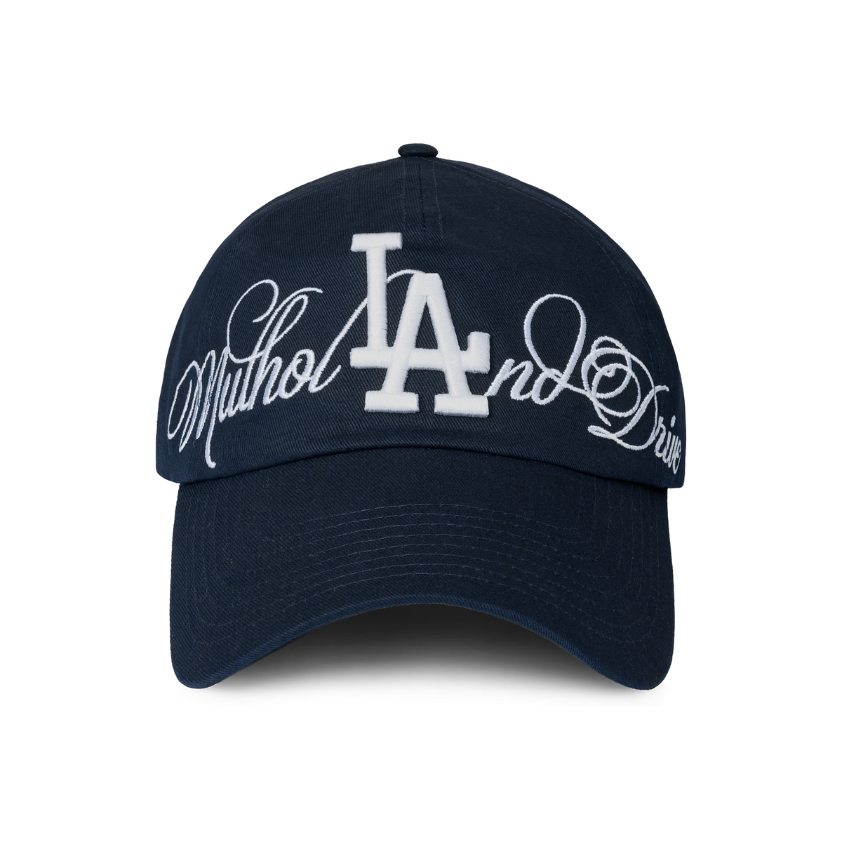 SCRT Mulholland Drive Dad Cap in Navy, Front mit LA Logo