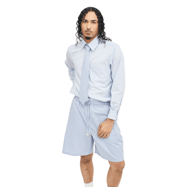 Sleep Over Dimija Shorts Blue White - CDIMS10655 - Coziness