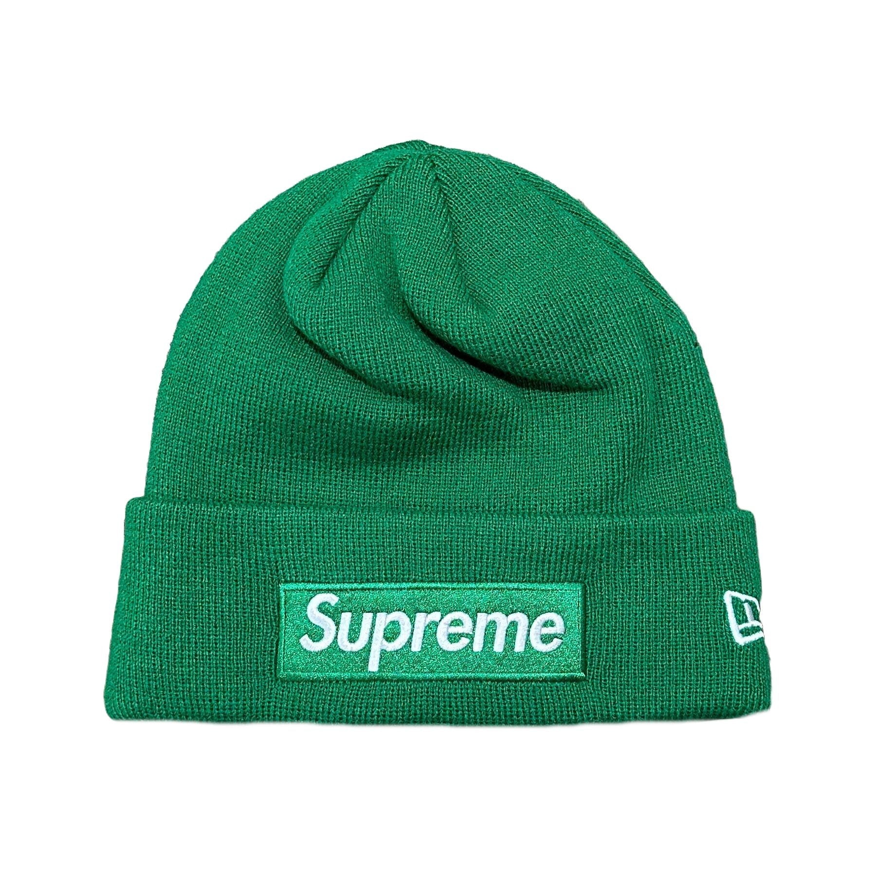 Supreme Box Logo Beanie Grün FW24 - Coziness
