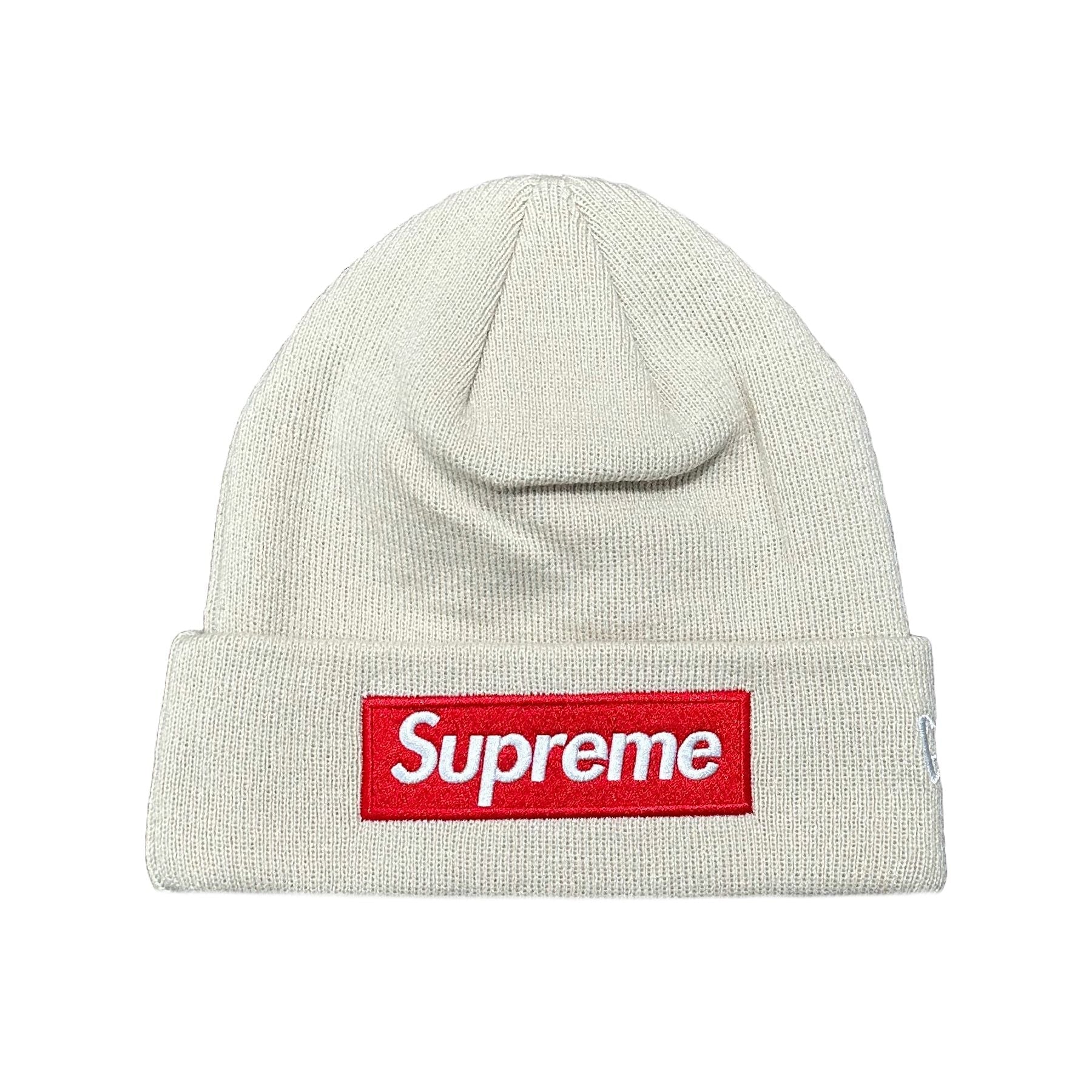 Supreme Box Logo Beanie Natural FW24 - Coziness