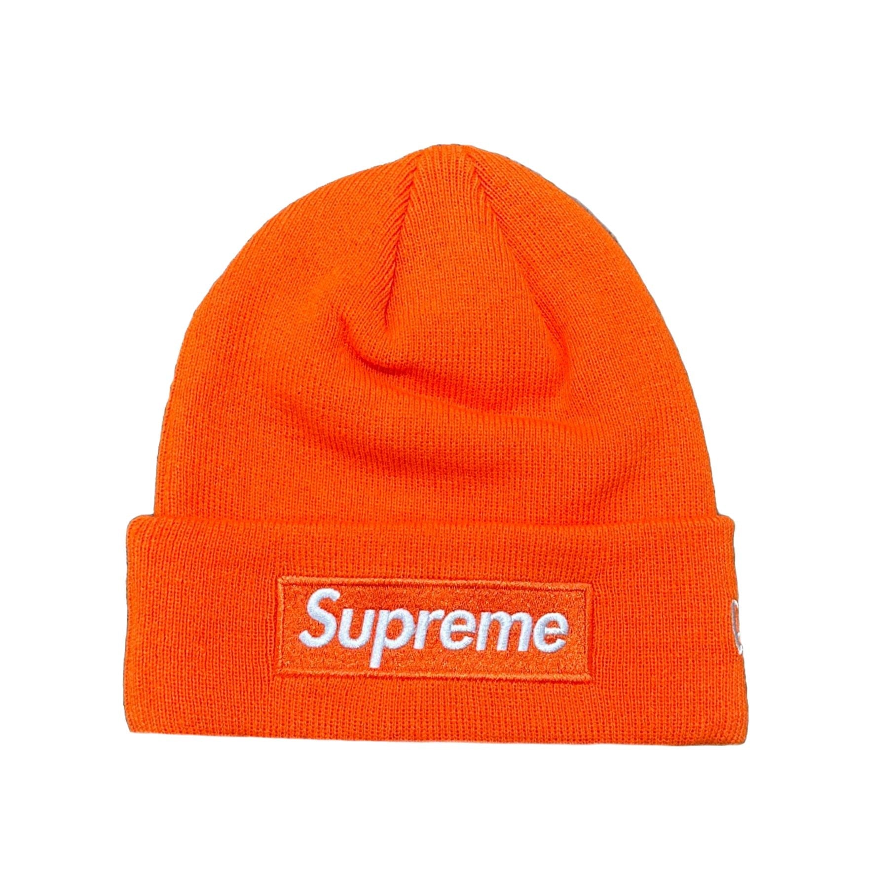 Supreme Box Logo Beanie Orange FW24 - Coziness